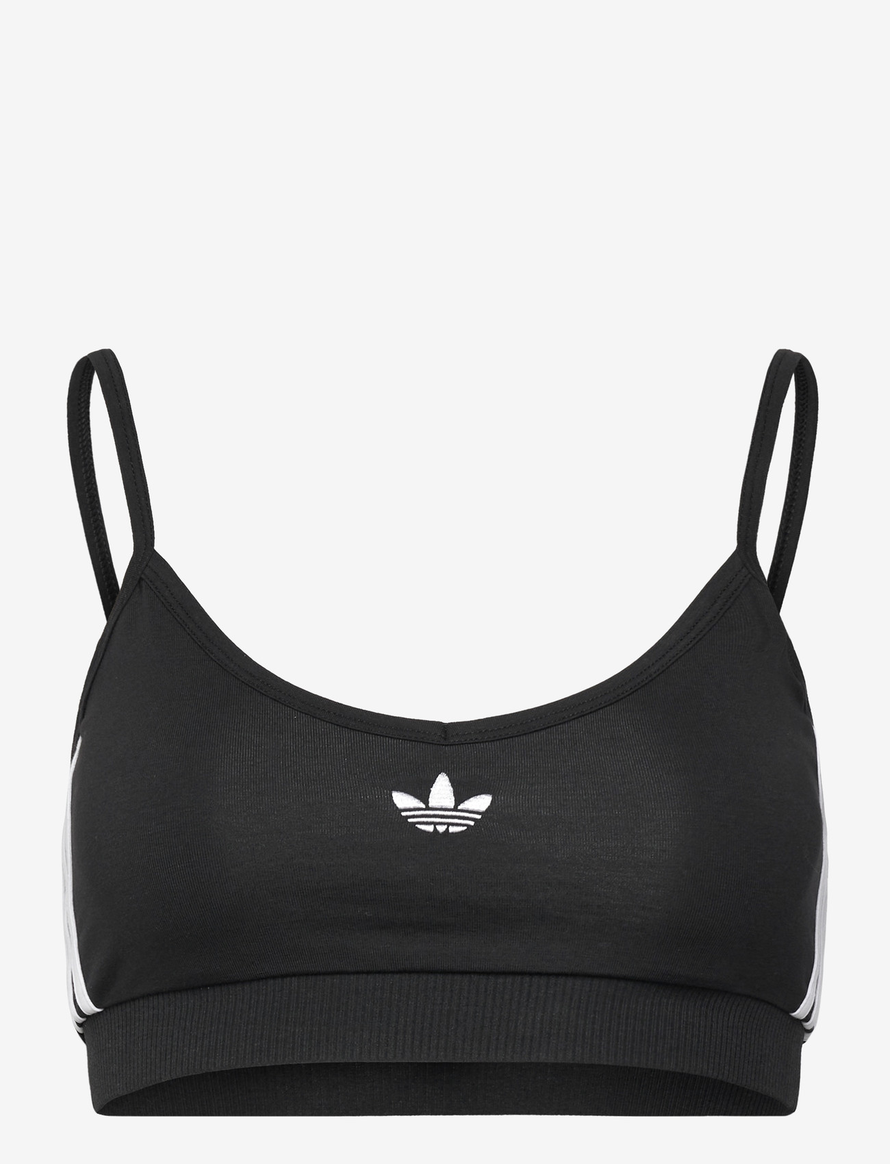 adidas Originals - 3S BRALET - crop-tops - black/white - 0