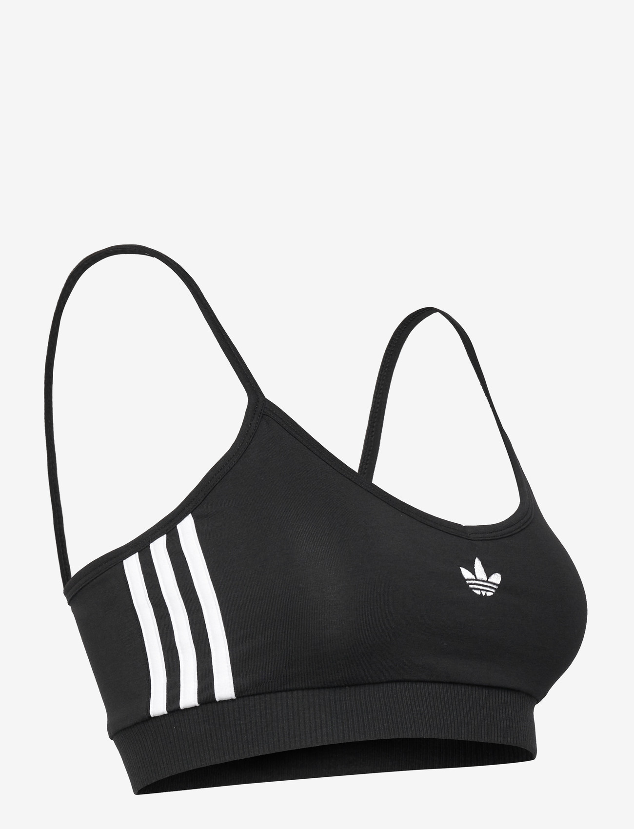 adidas Originals - 3S BRALET - crop-tops - black/white - 3