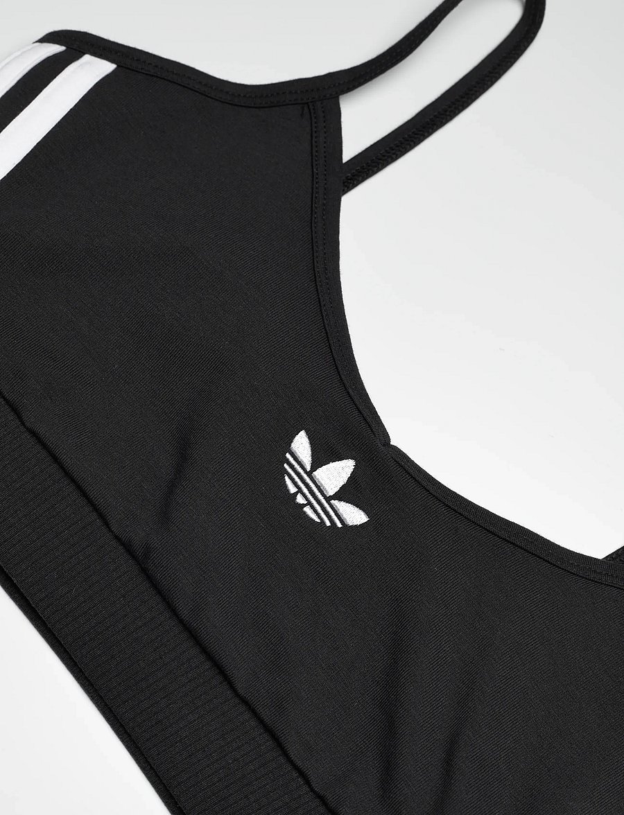 adidas Originals - 3S BRALET - hlýrabolir - black/white - 4