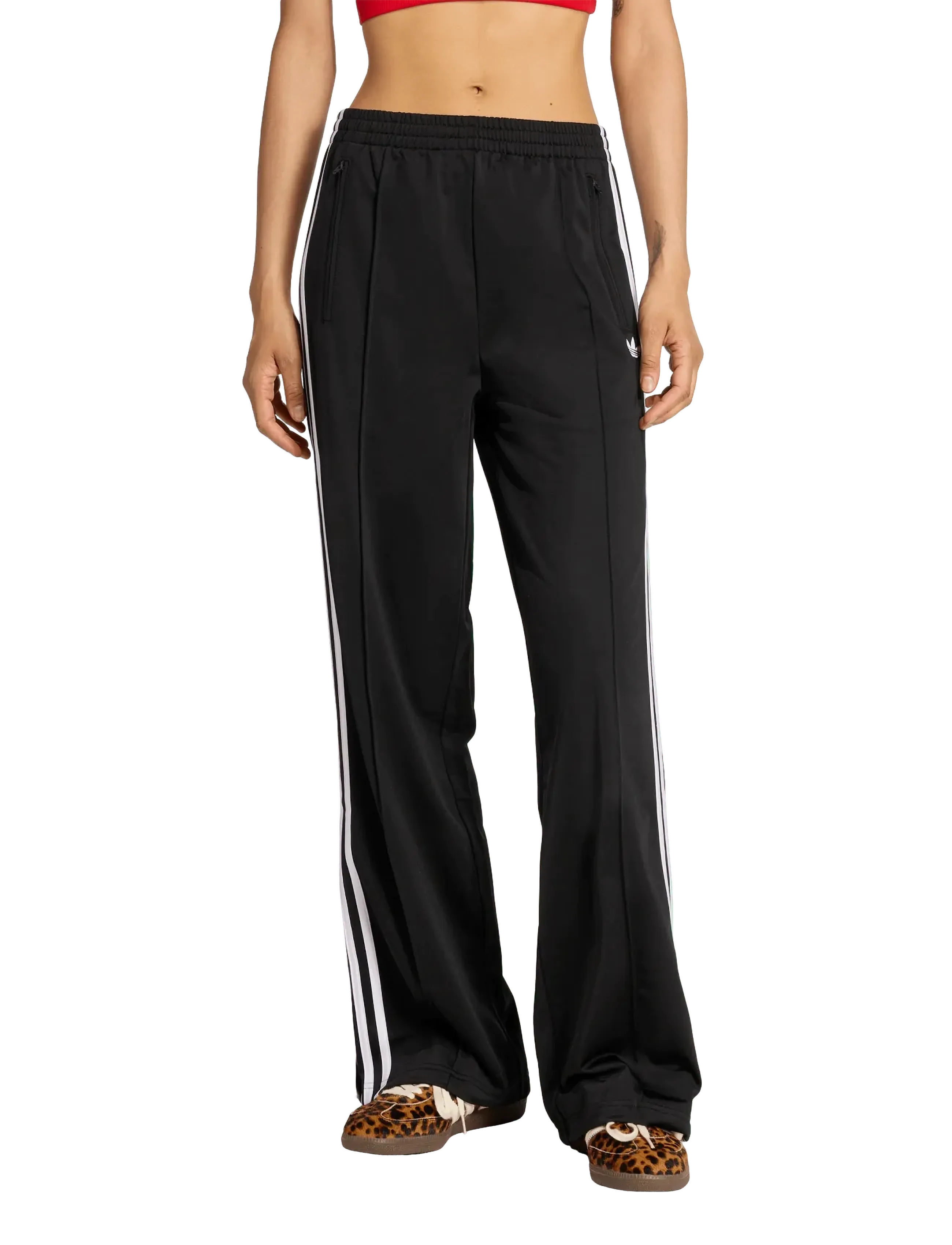 adidas Originals - FB LOOSE TP - vabaajapüksid - black/white - 5