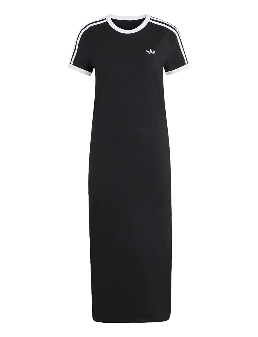 adidas Originals - 3S DRESS - dresses & skirts - black/white - 1