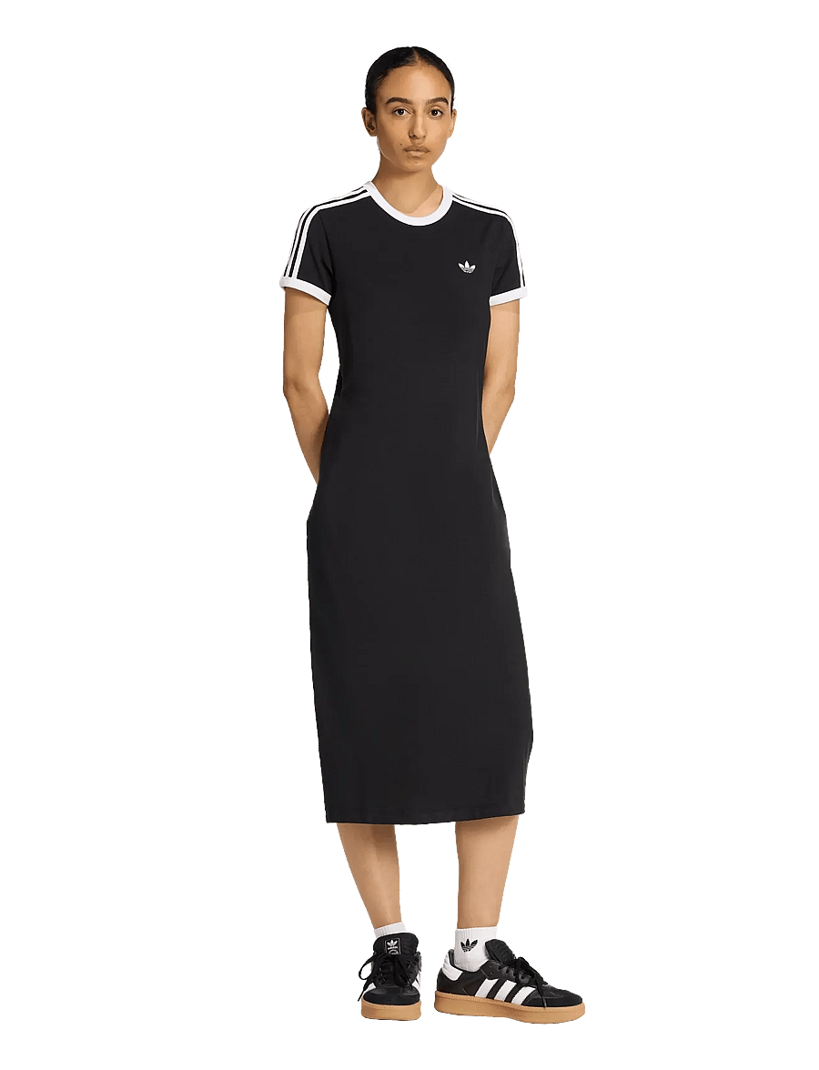 adidas Originals - 3S DRESS - dresses & skirts - black/white - 0