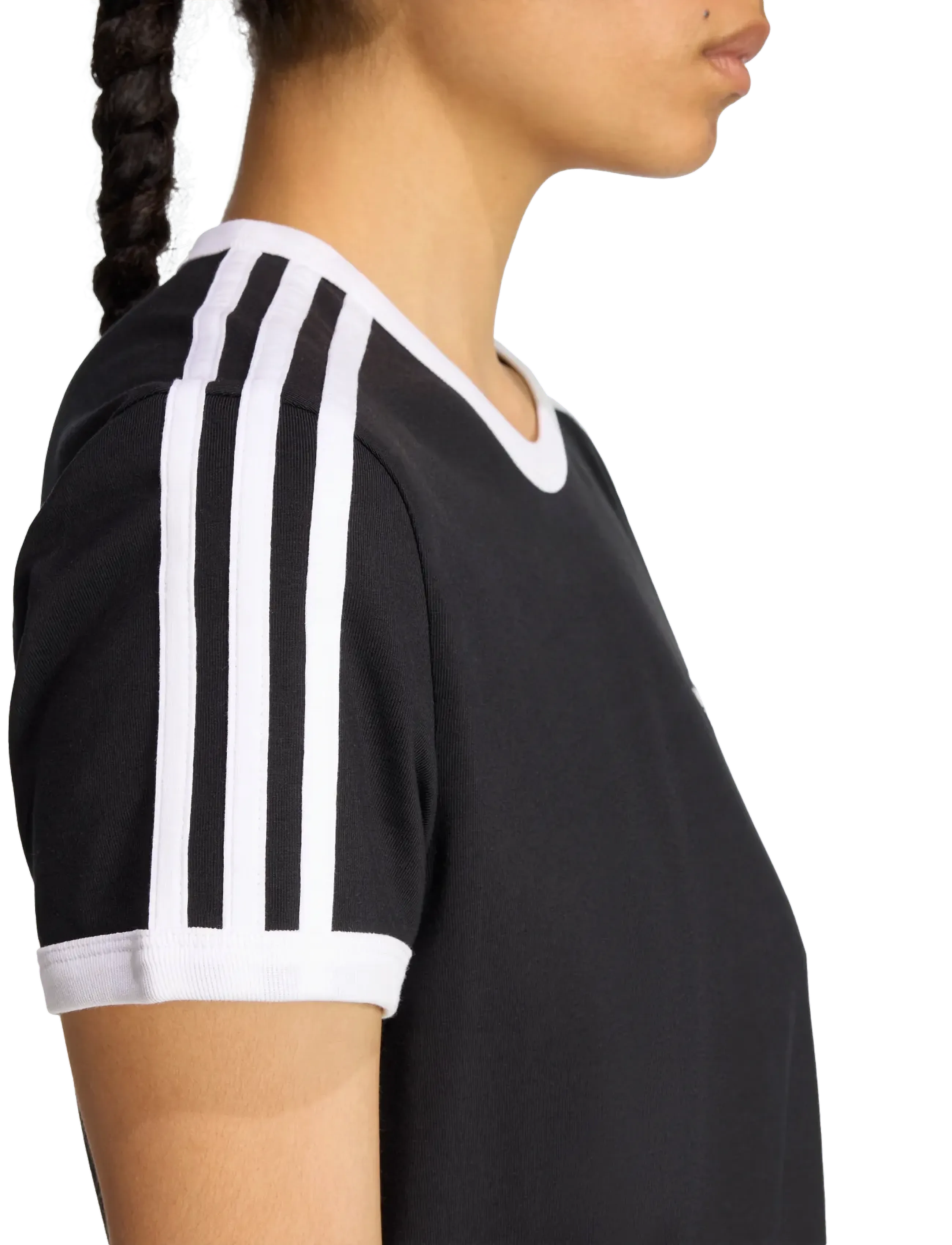 adidas Originals - 3S DRESS - kleider & röcke - black/white - 3