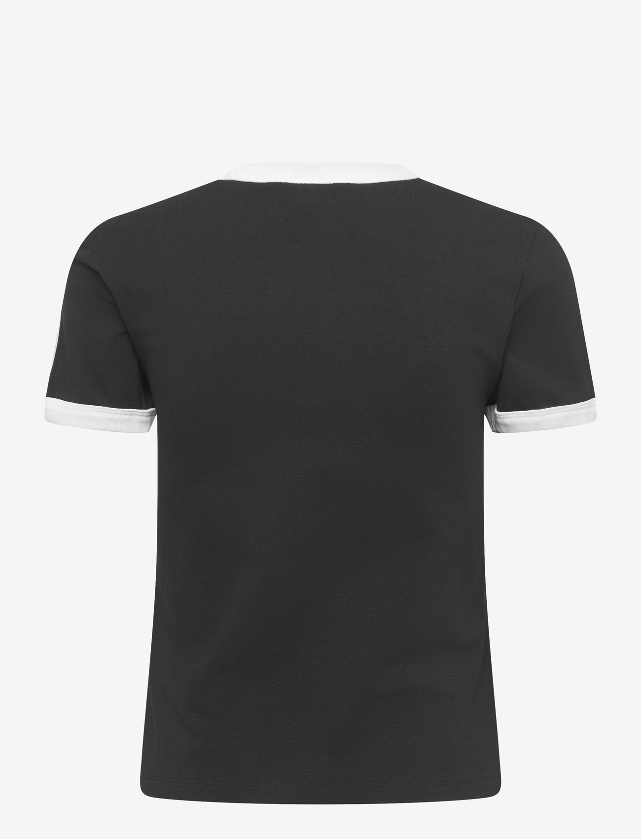 adidas Originals - 3S TEE SLIM - t-shirts - black/white - 1