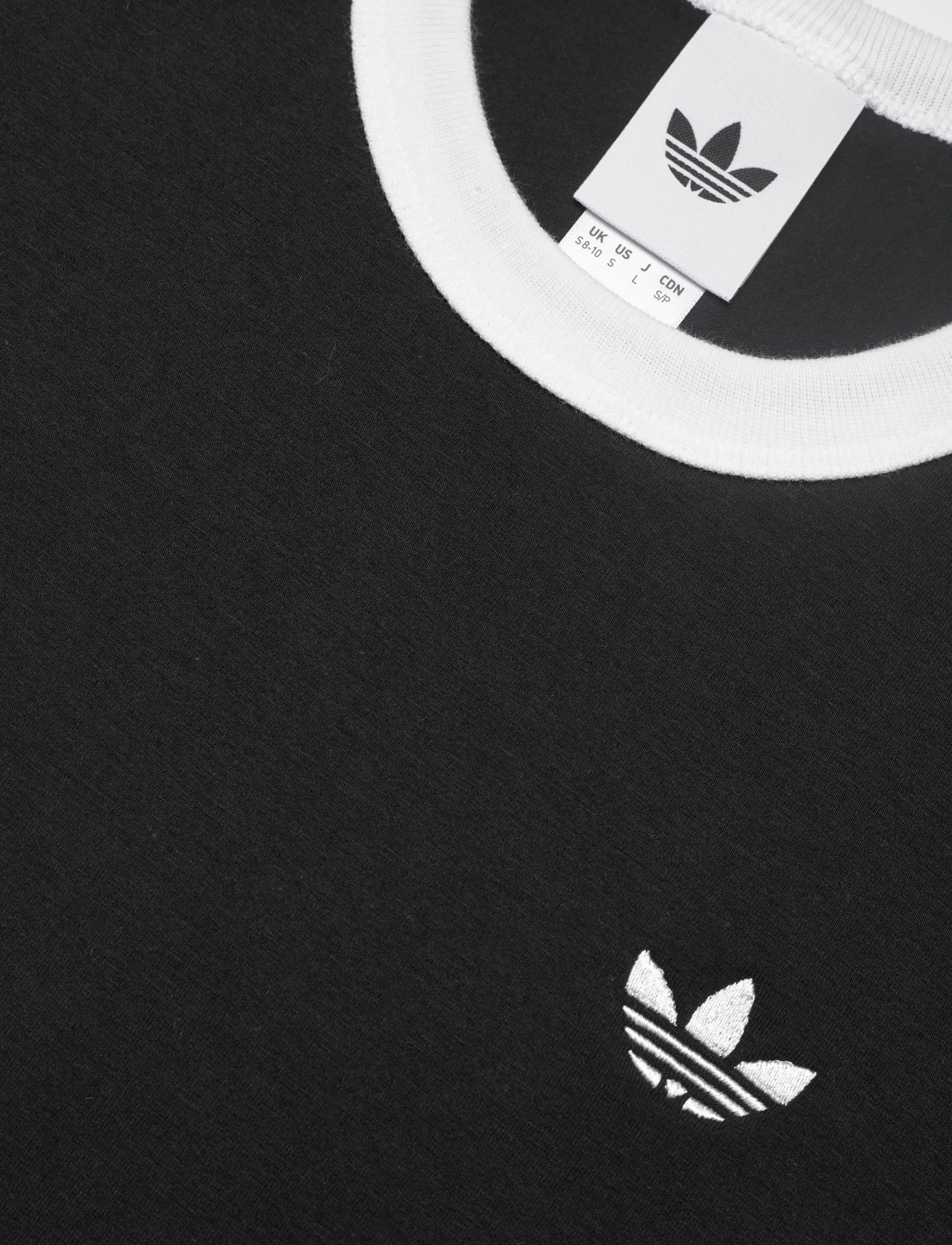 adidas Originals - 3S TEE SLIM - alussärgid ja t-särgid - black/white - 2