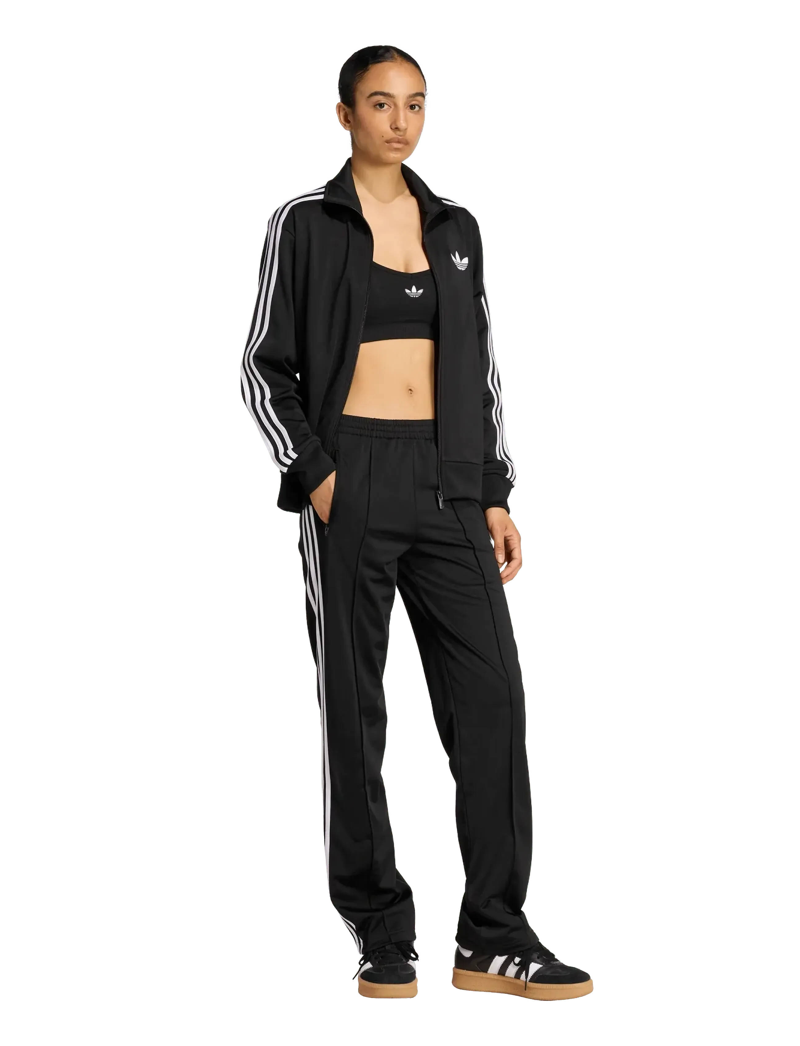 adidas Originals Firebird Tt Loose, XS, Black, Sport Jackets > Sport Training Jackets, Dame