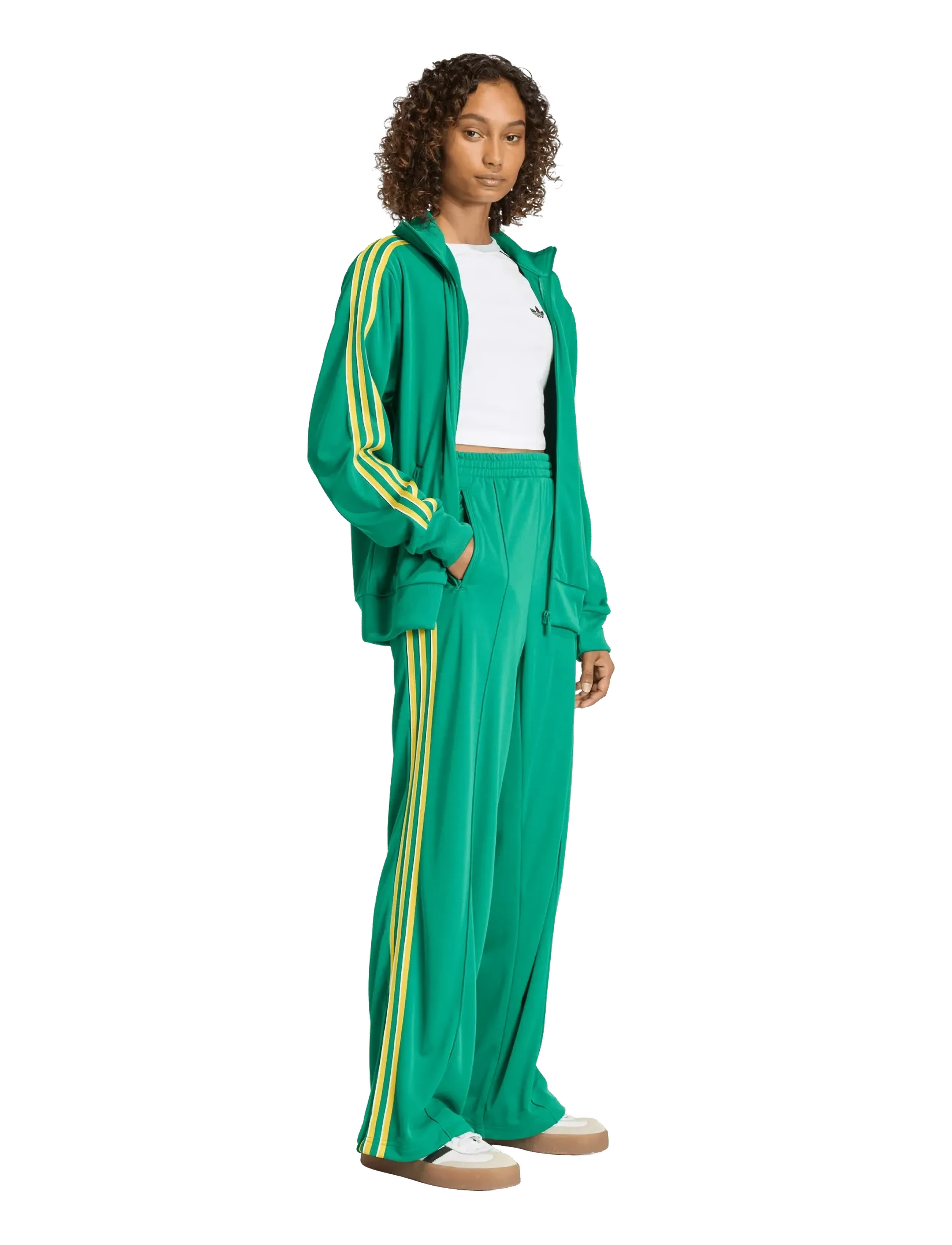 adidas Originals FB TT LOOSE - adidas Originals - BGREEN/EQTYEL/OWHITE / green