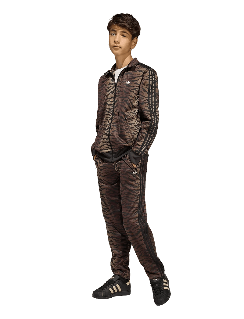 adidas Originals - FIREBIRD TT AOP - sweatshirts - nbrown - 0