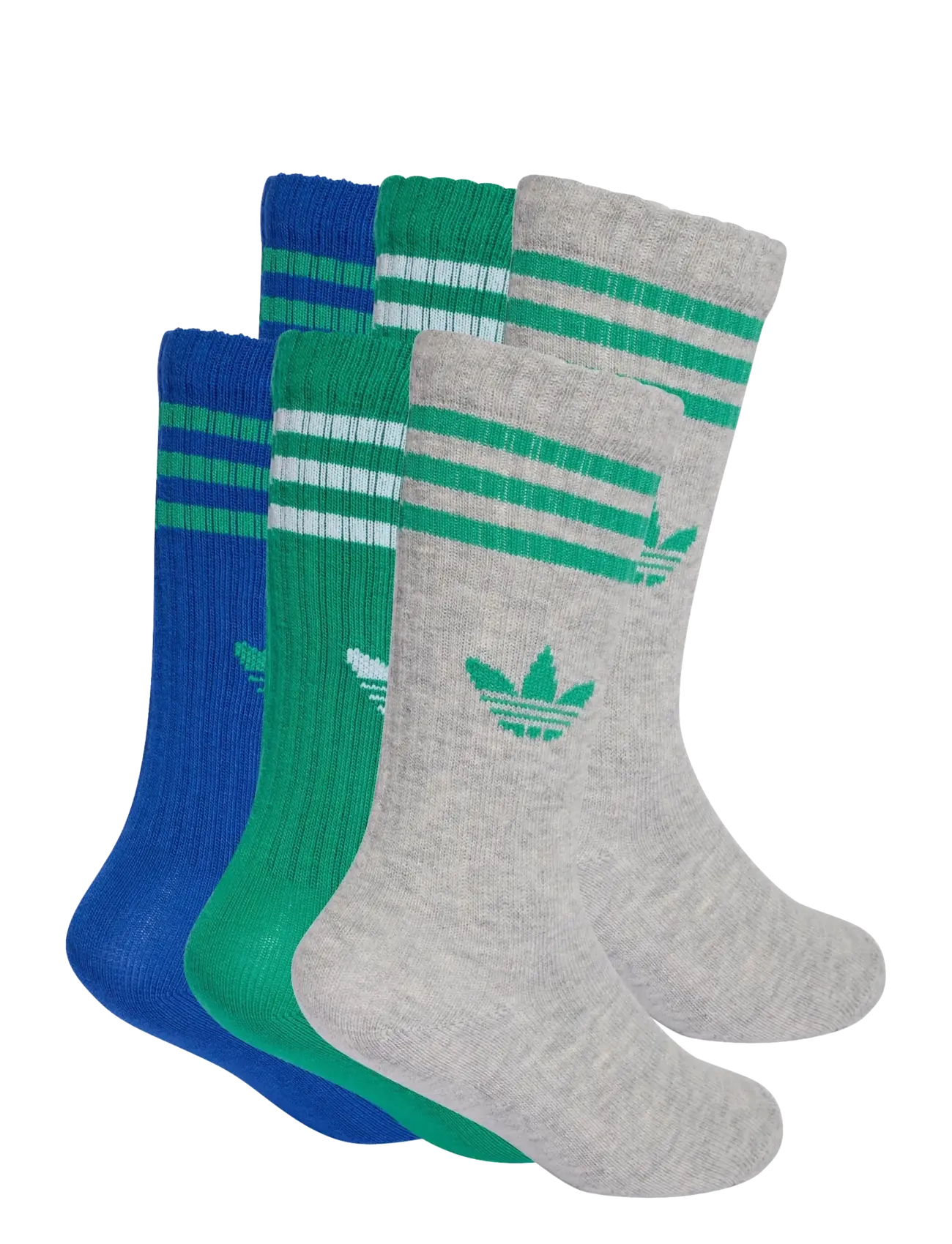 adidas Originals - 3S CREW S 6P K - strümpfe - mgreyh/royblu/cougrn - 2