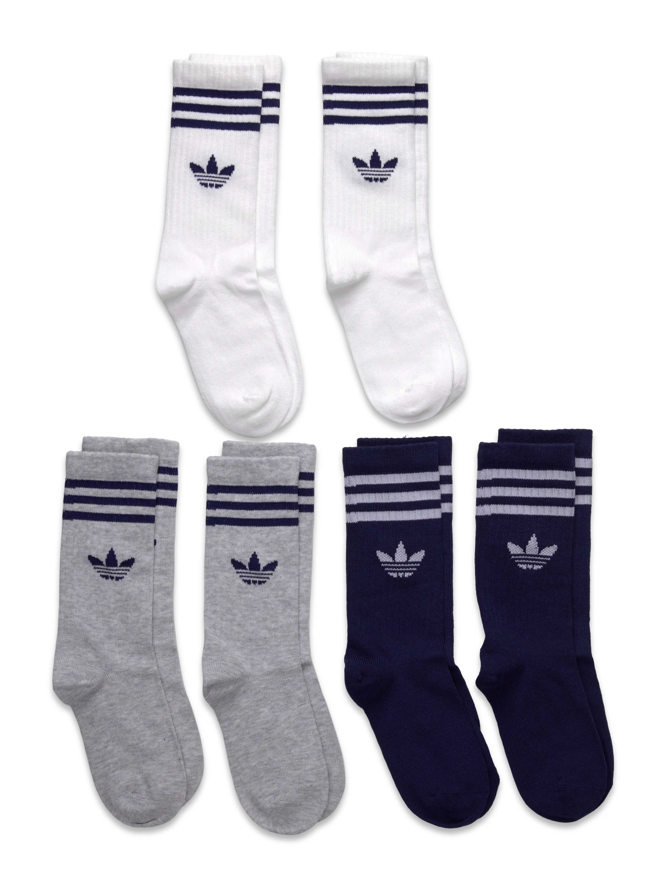 adidas Originals 3S CREW S 6P K - Pakkumised - WHITE/LGREYH/DKBLUE / multi