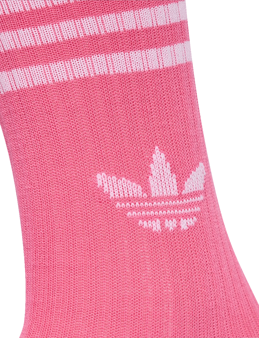 adidas Originals - 3S CREW S 6P K - strümpfe - white/pnkfus/poplme - 3