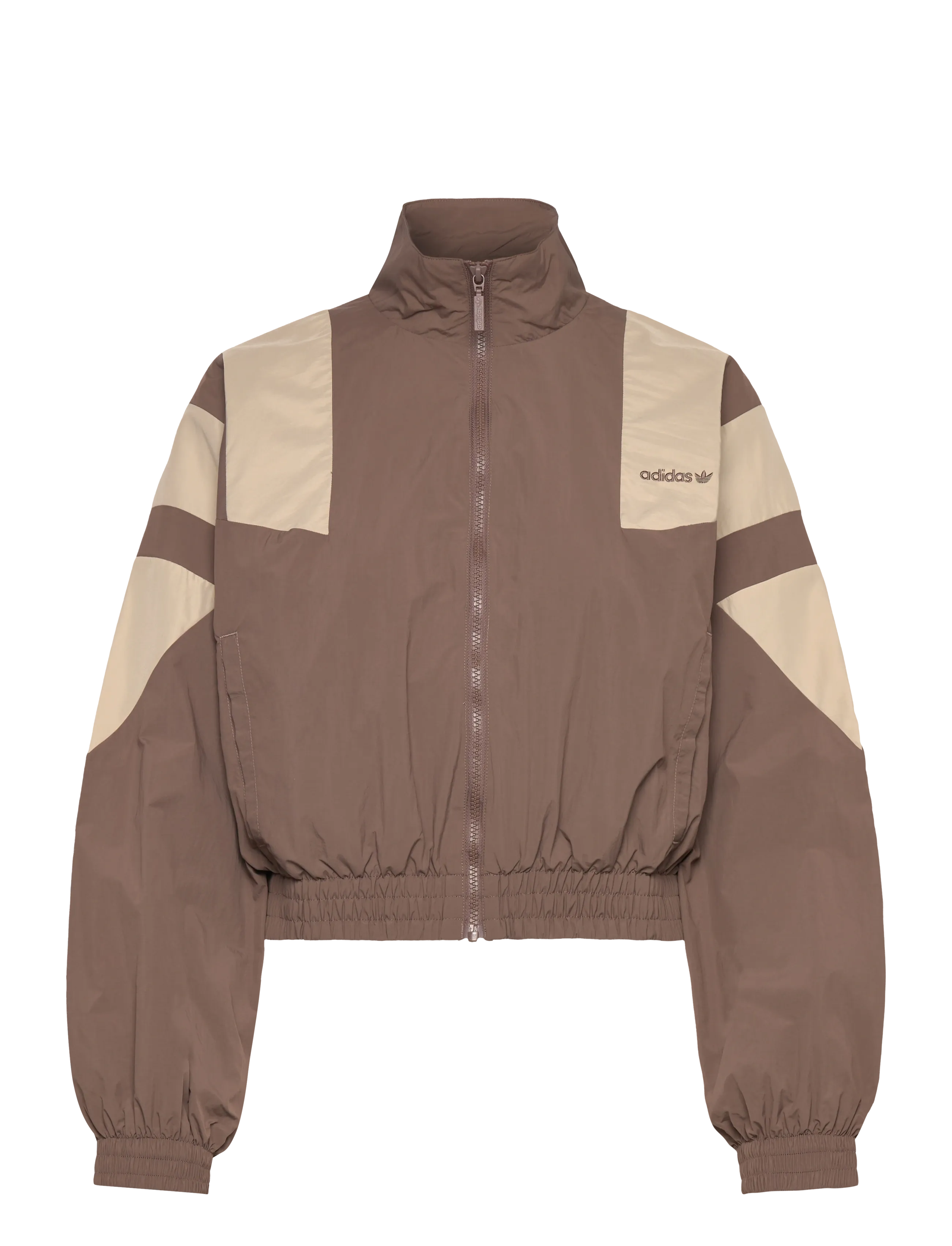 adidas Originals BLOCKED FZ TT - Sportjackor - EARSTR / brown