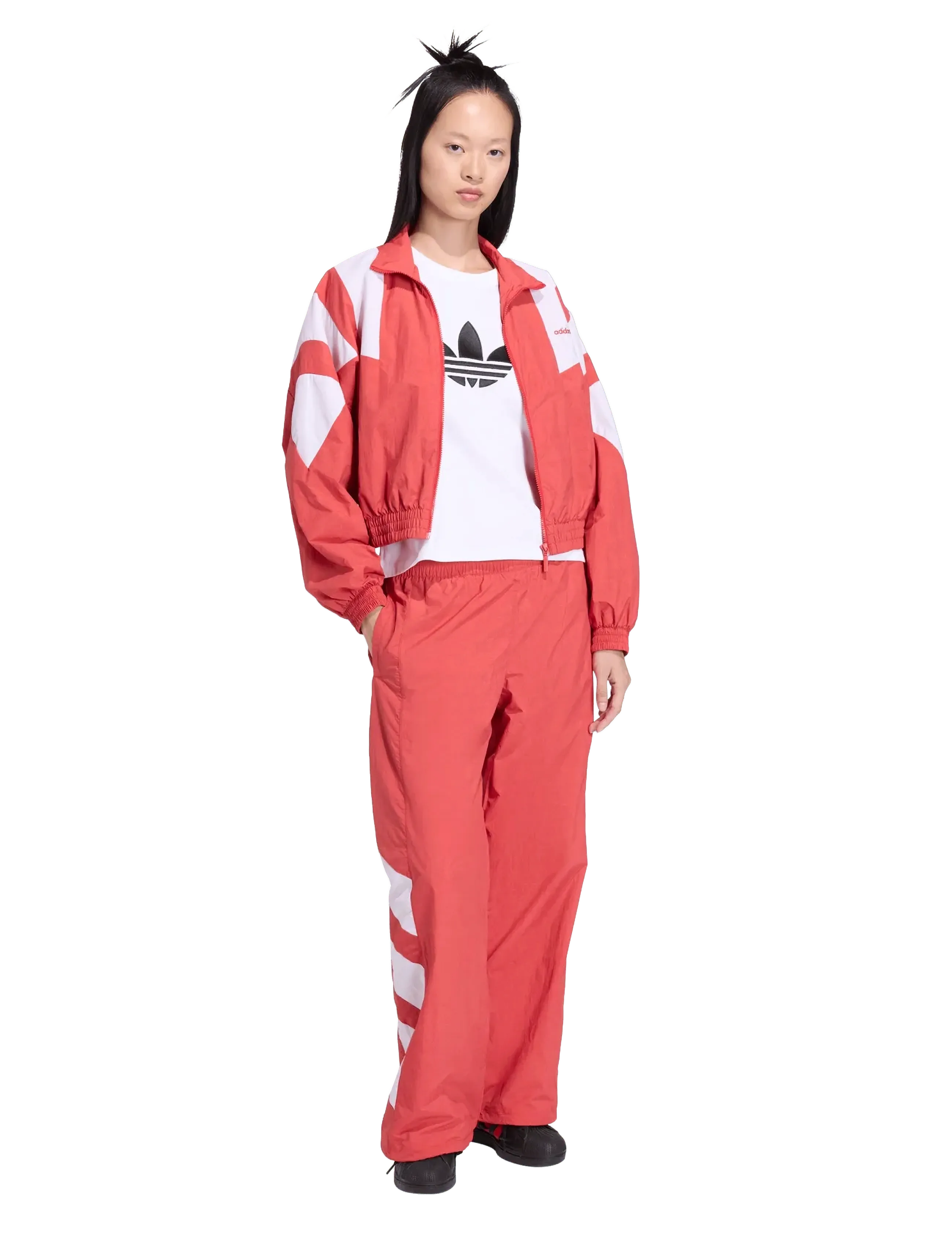adidas Originals Blocked Tp, M, Coral, Sport Pants > Sport Casual Trousers, Dame