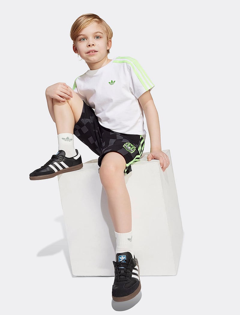 adidas Originals - SHORT TEE SET - matchende sæt - white - 0