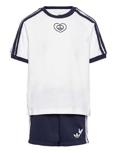 adidas Originals SHORT TEE SET - 2-teilige Sets - WHITE/NINDIG / white