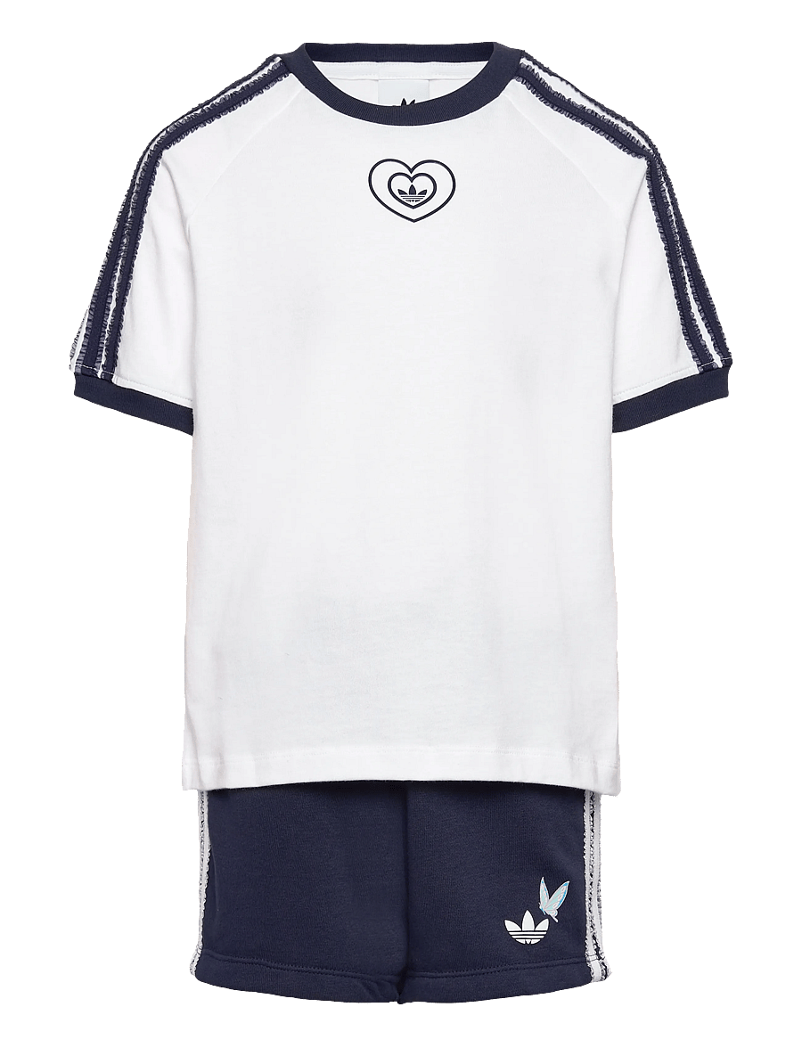 adidas Originals - SHORT TEE SET - 2-teilige sets - white/nindig - 1