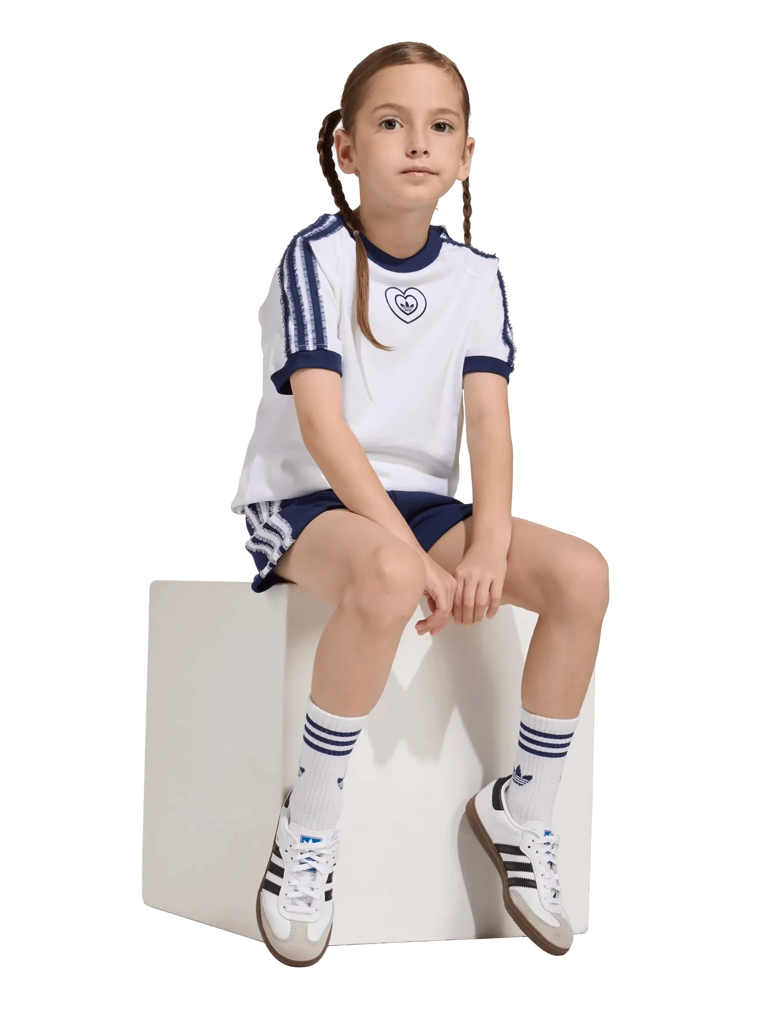 adidas Originals SHORT TEE SET - Set - WHITE/NINDIG / white