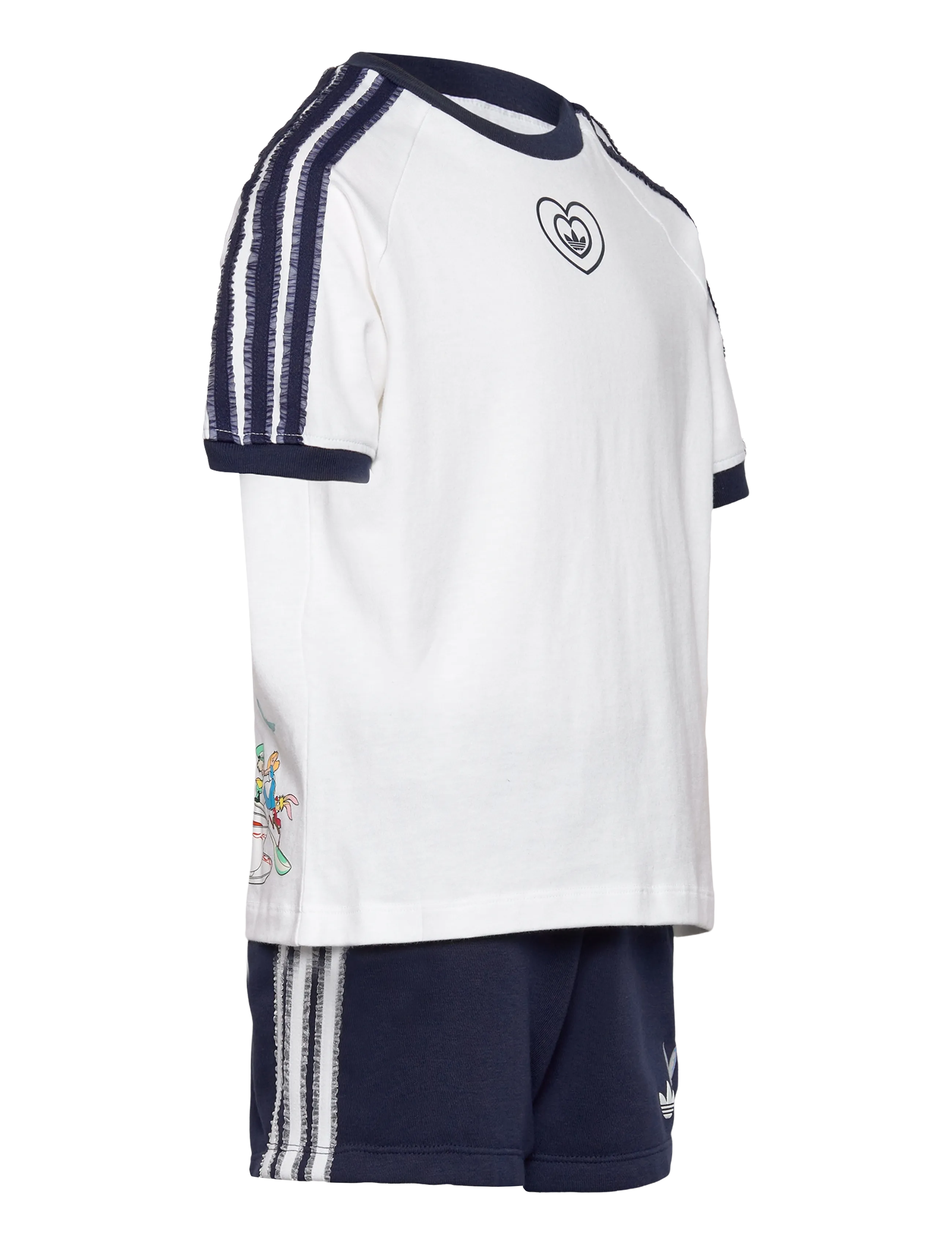 adidas Originals - SHORT TEE SET - 2-piece sets - white/nindig - 3
