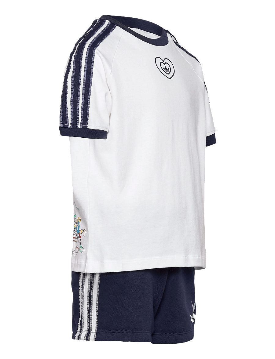 adidas Originals - SHORT TEE SET - 2-teilige sets - white/nindig - 3