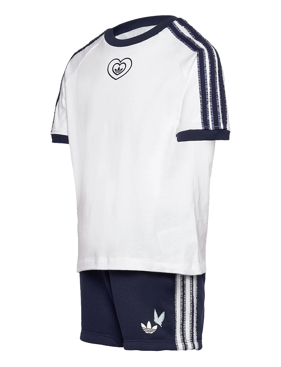 adidas Originals - SHORT TEE SET - 2-teilige sets - white/nindig - 4