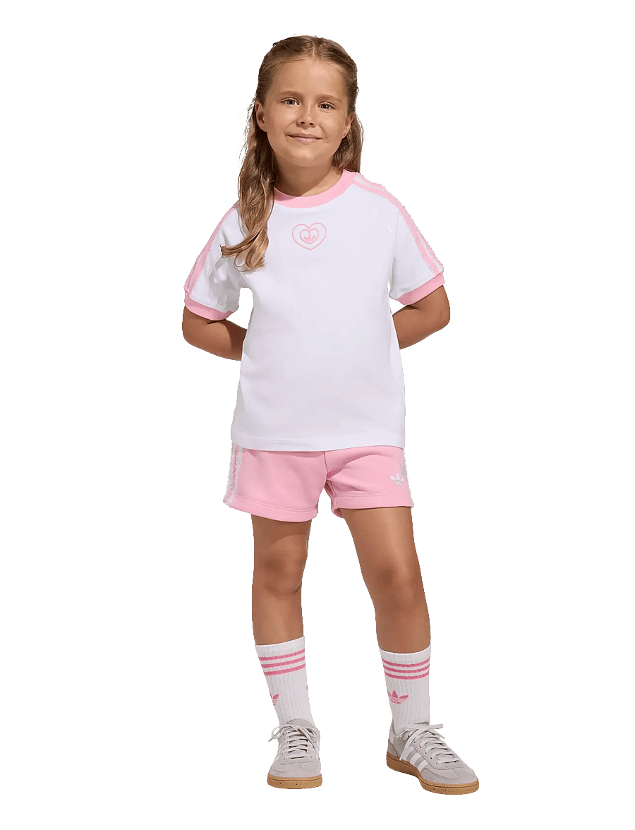 adidas Originals - SHORT TEE SET - 2-teilige sets - white/ltpink - 0