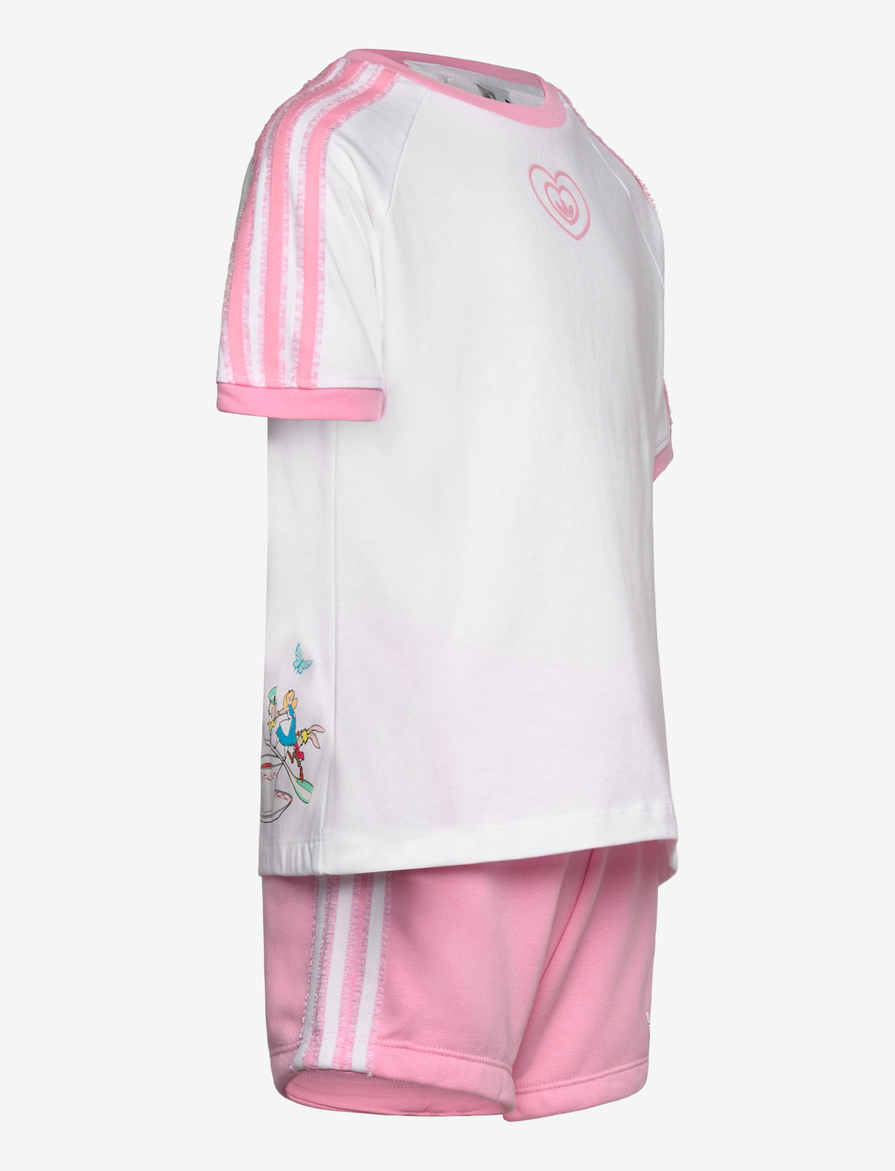 adidas Originals - SHORT TEE SET - matchende sæt - white/ltpink - 4