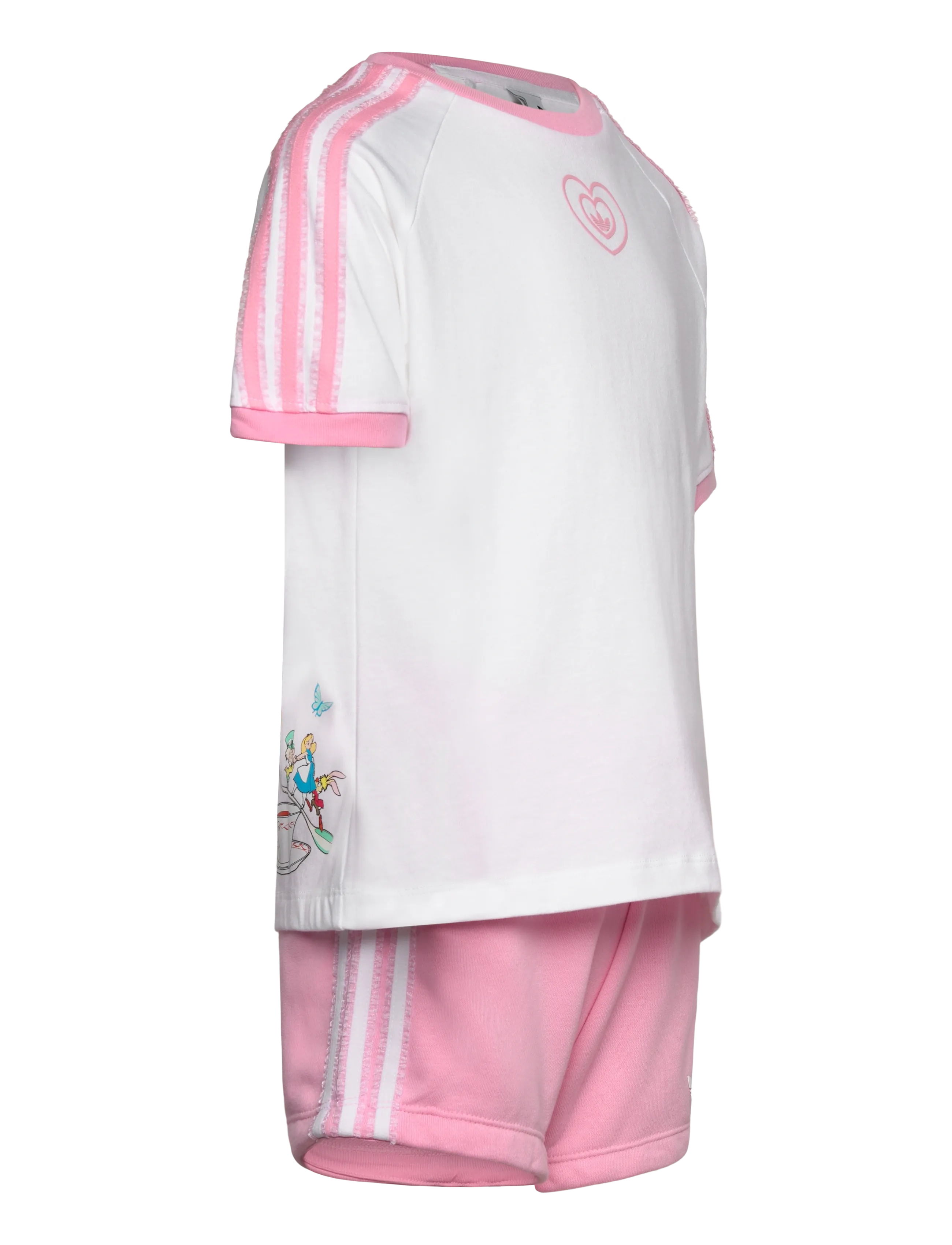 adidas Originals - SHORT TEE SET - 2-piece sets - white/ltpink - 4