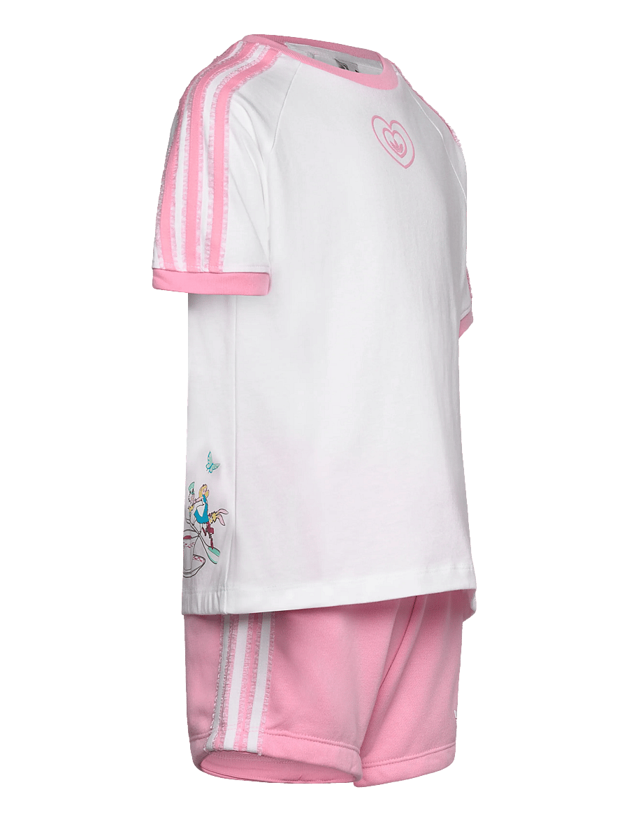 adidas Originals - SHORT TEE SET - 2-teilige sets - white/ltpink - 4