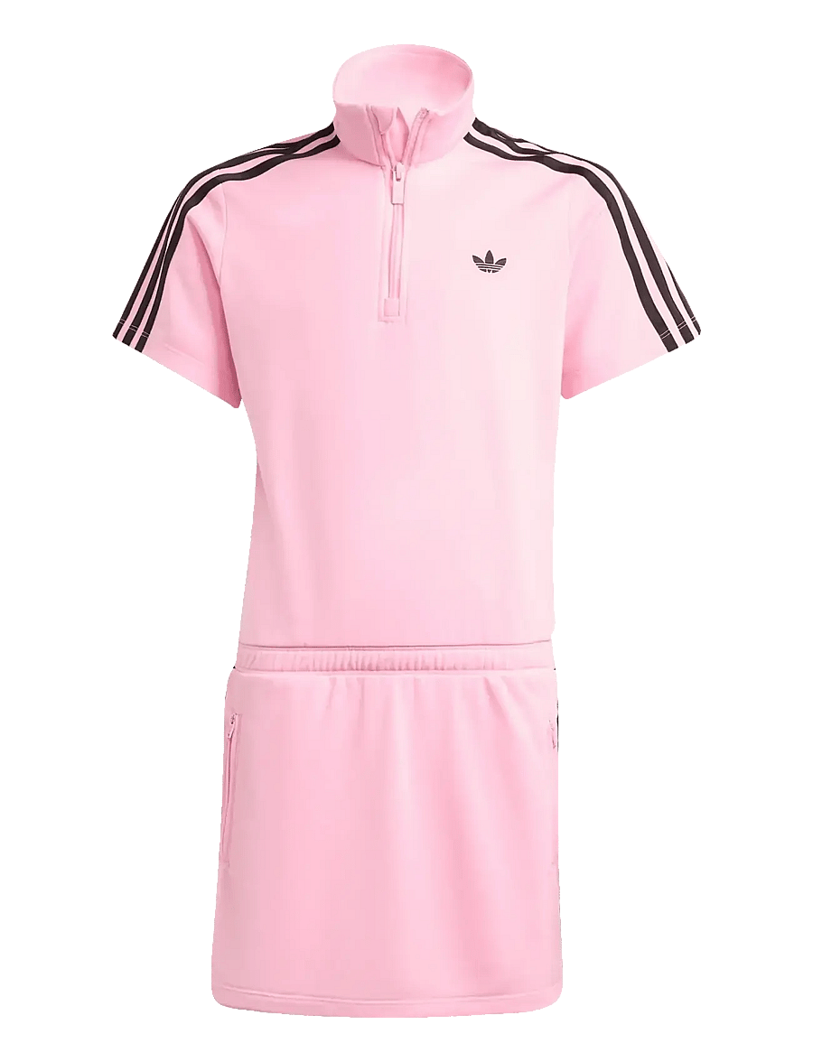 adidas Originals - FIREBIRD DRESS - kurzärmelige freizeitkleider - ltpink/black - 1