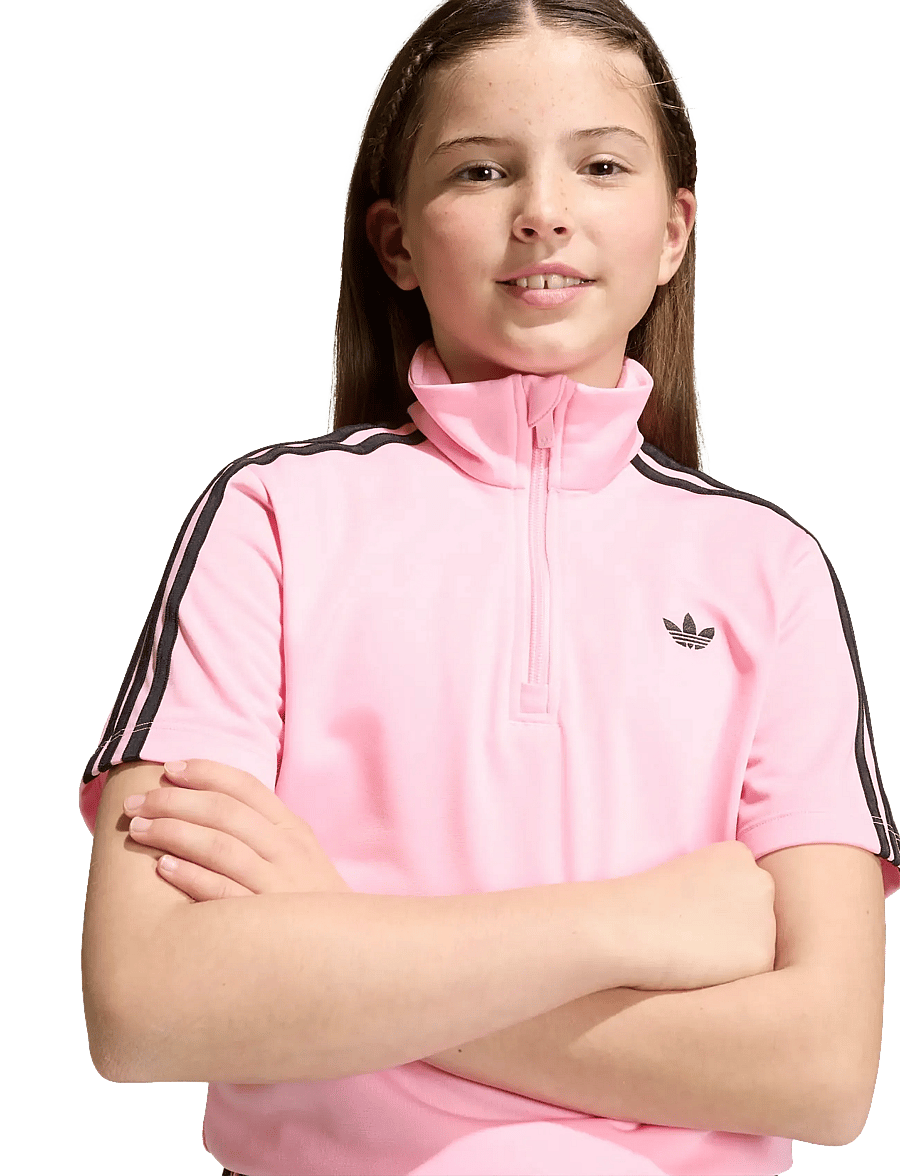 adidas Originals - FIREBIRD DRESS - kurzärmelige freizeitkleider - ltpink/black - 4