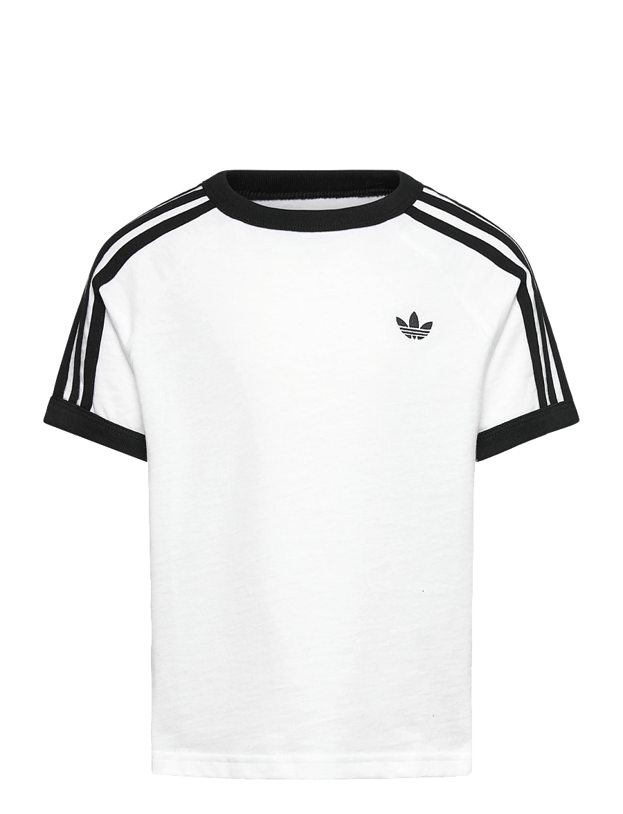 adidas Originals - 3 STRIPE TEE - sporditopid - white/black - 0