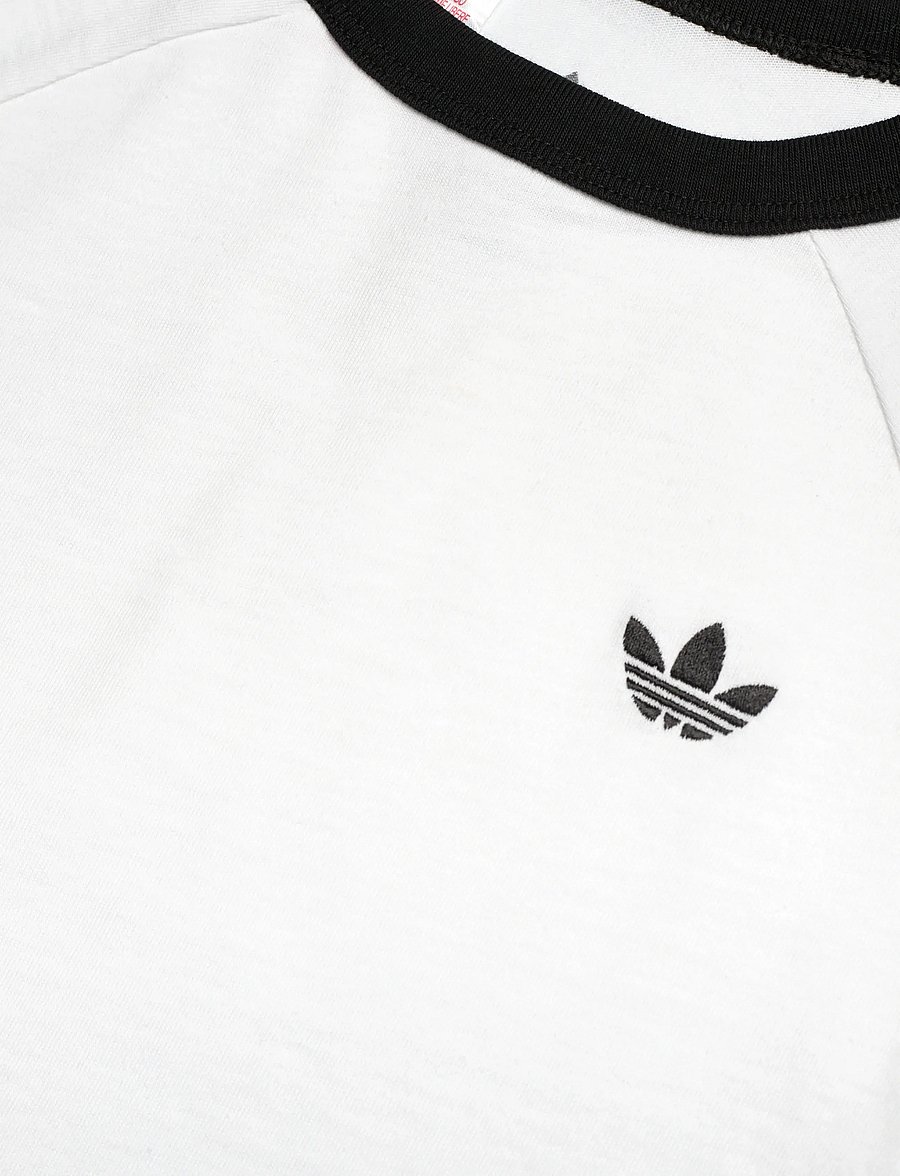 adidas Originals - 3 STRIPE TEE - sporditopid - white/black - 2