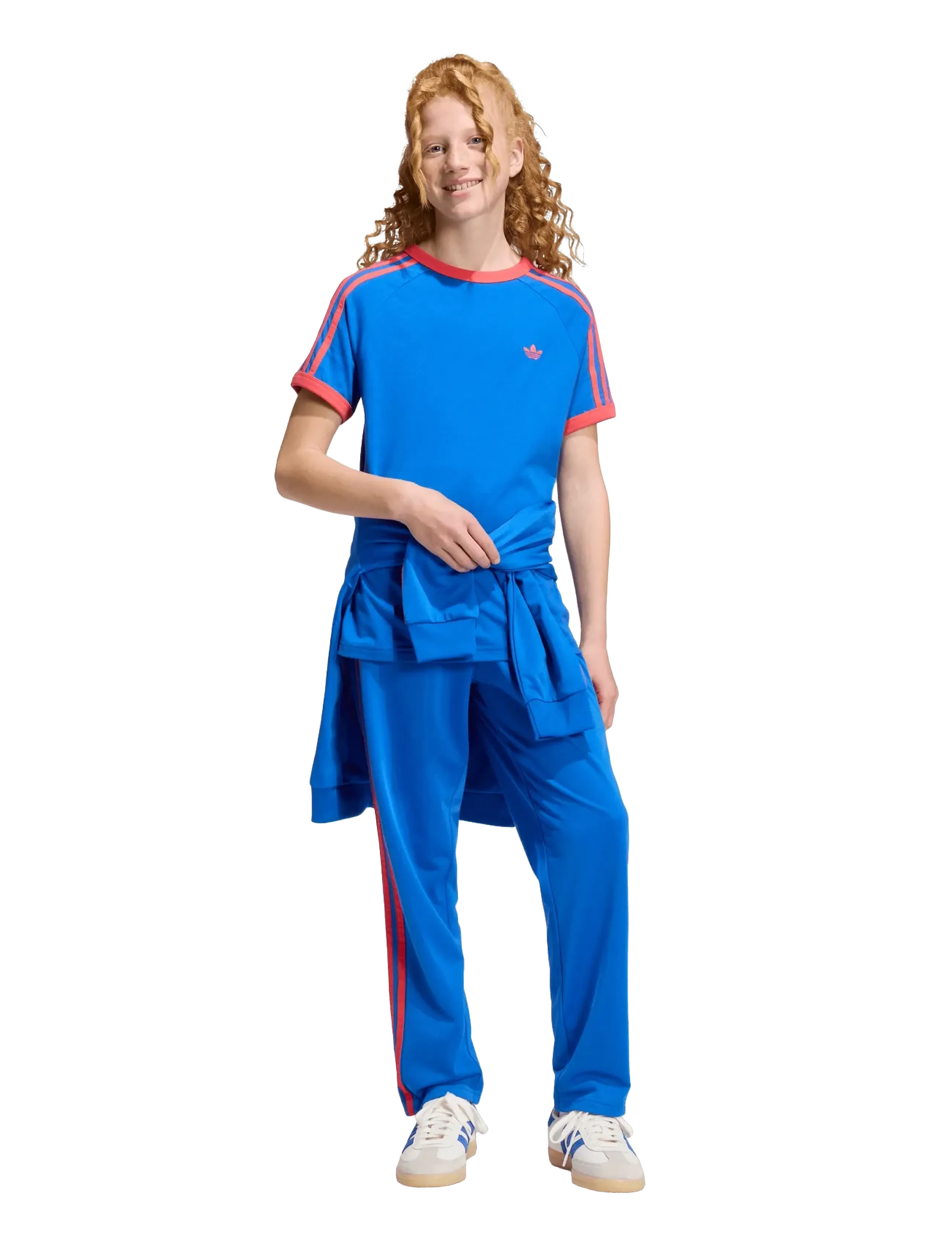 adidas Originals - 3 STRIPE TEE - sporttoppar - blue/selure - 2