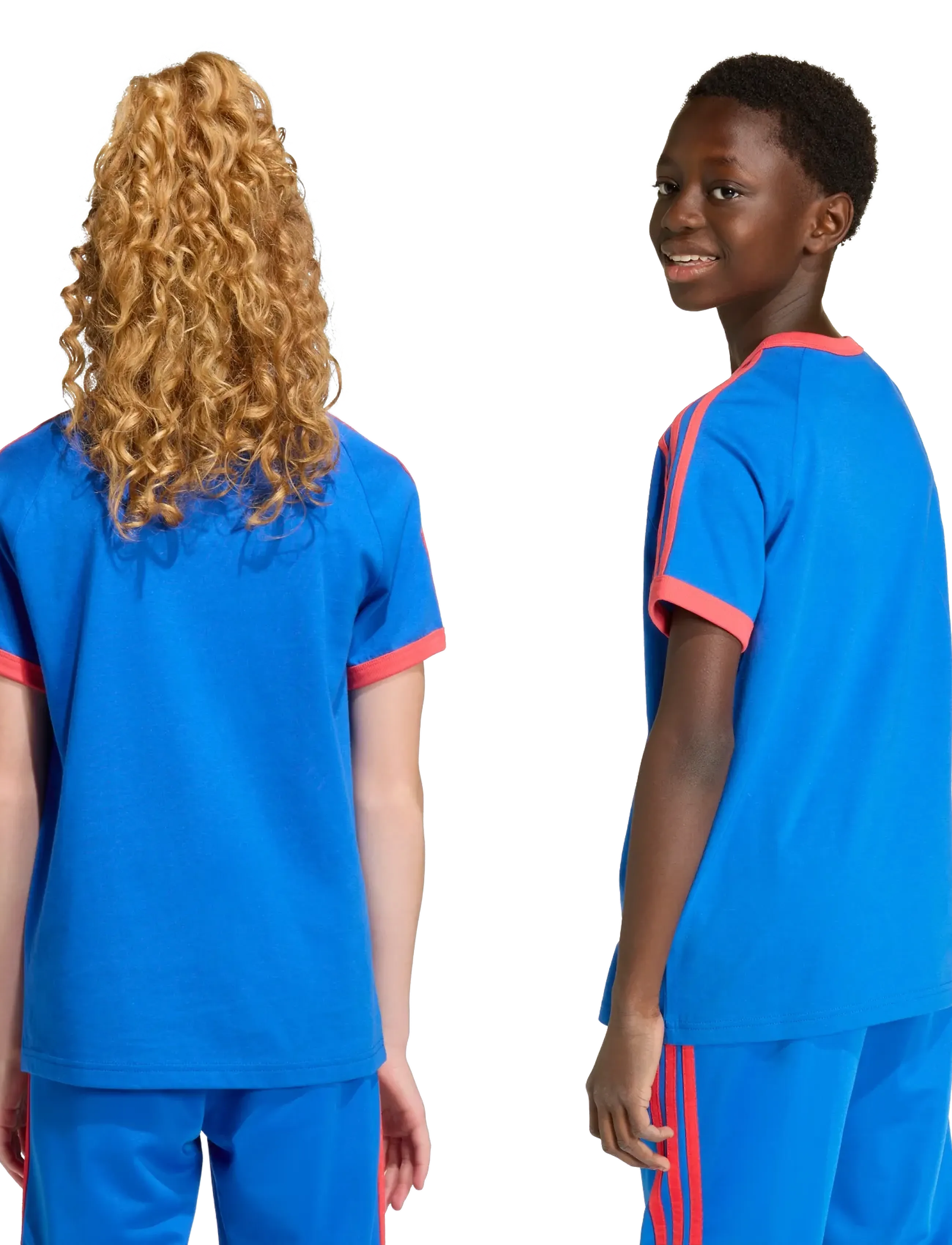 adidas Originals - 3 STRIPE TEE - sporttoppar - blue/selure - 4