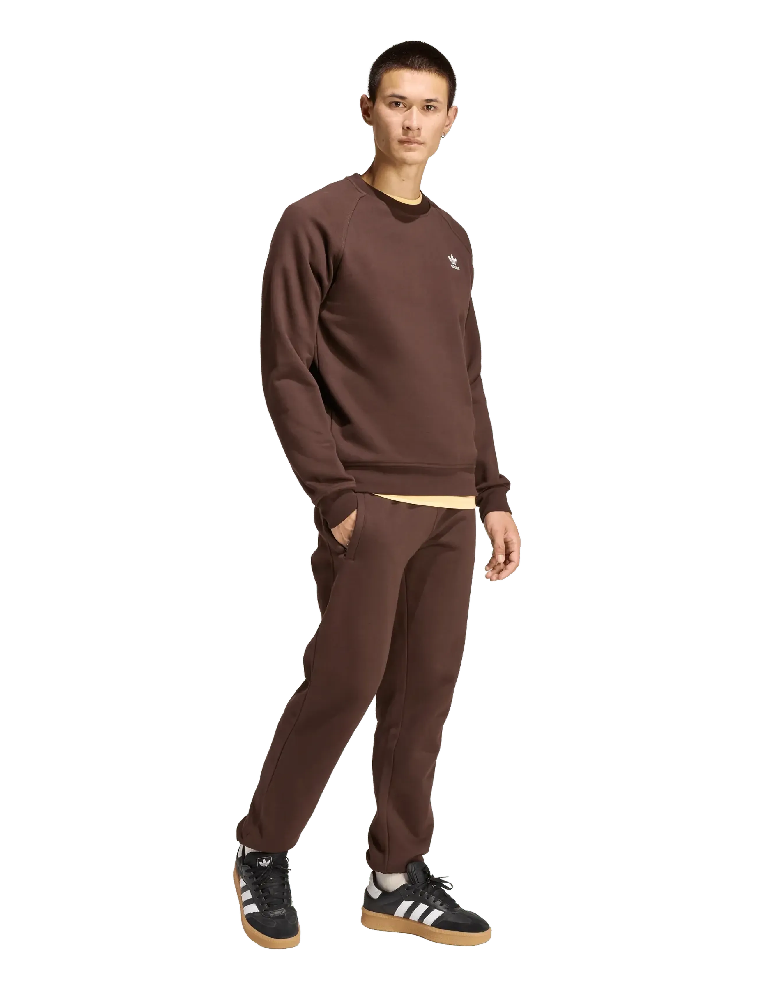 adidas Originals ESS CREW - Sweatshirts - AUCO / brown