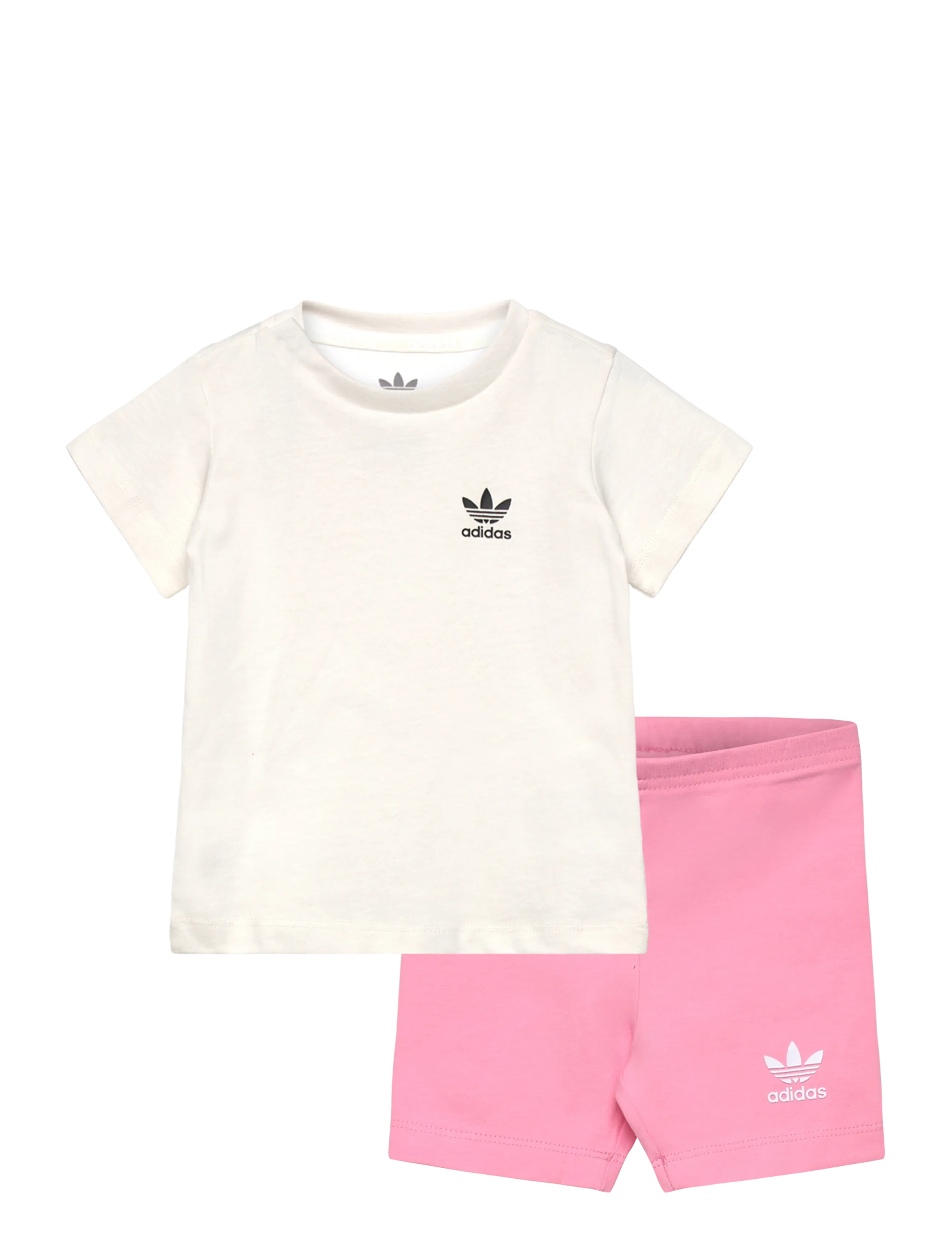 adidas Originals Cs Tee Set, 98, Pink, Sæt > Sæt Med Kortærmet T-Shirt, Børn