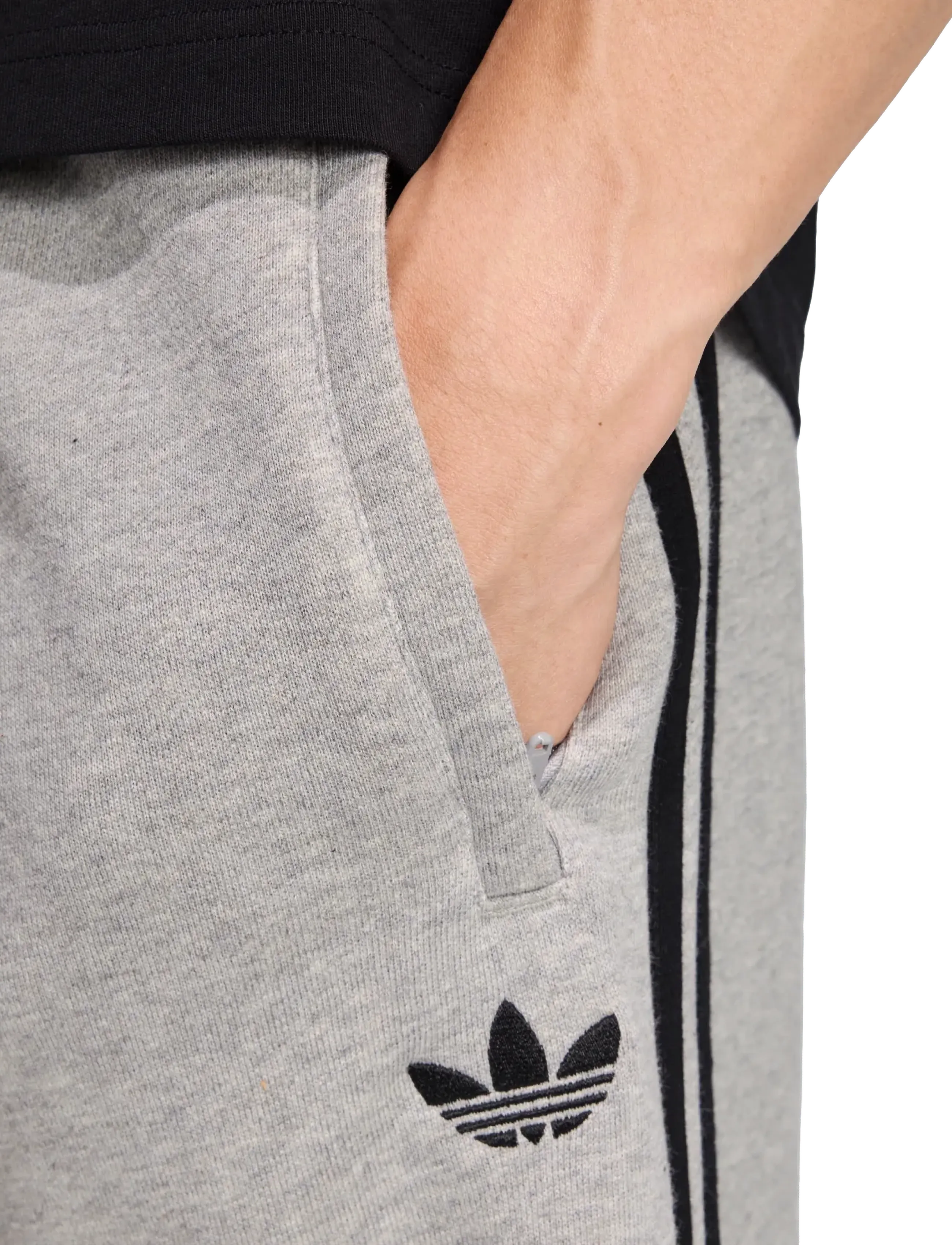 adidas Originals - 3S SHO - afslappede shorts - mgreyh - 3