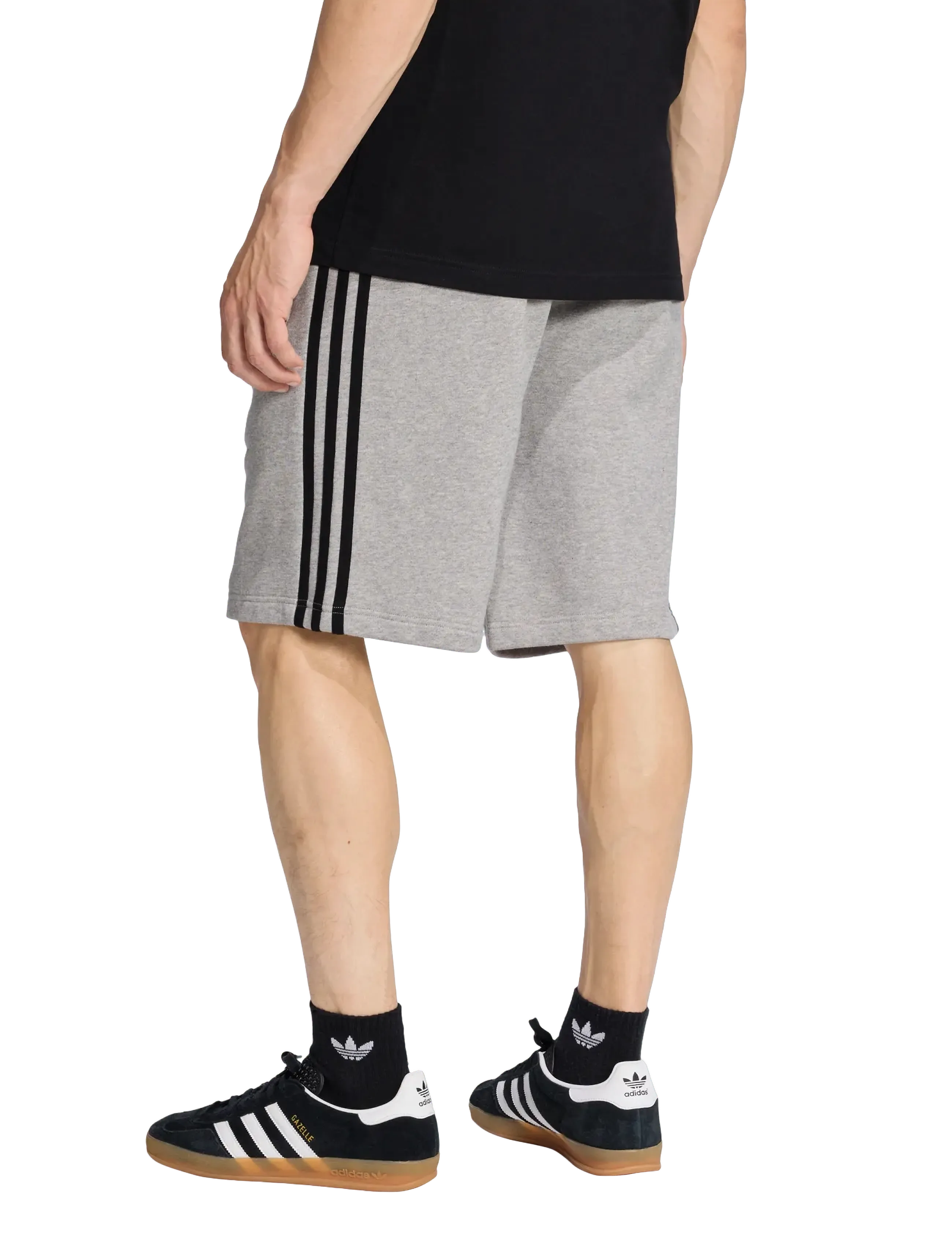 adidas Originals - 3S SHO - afslappede shorts - mgreyh - 5