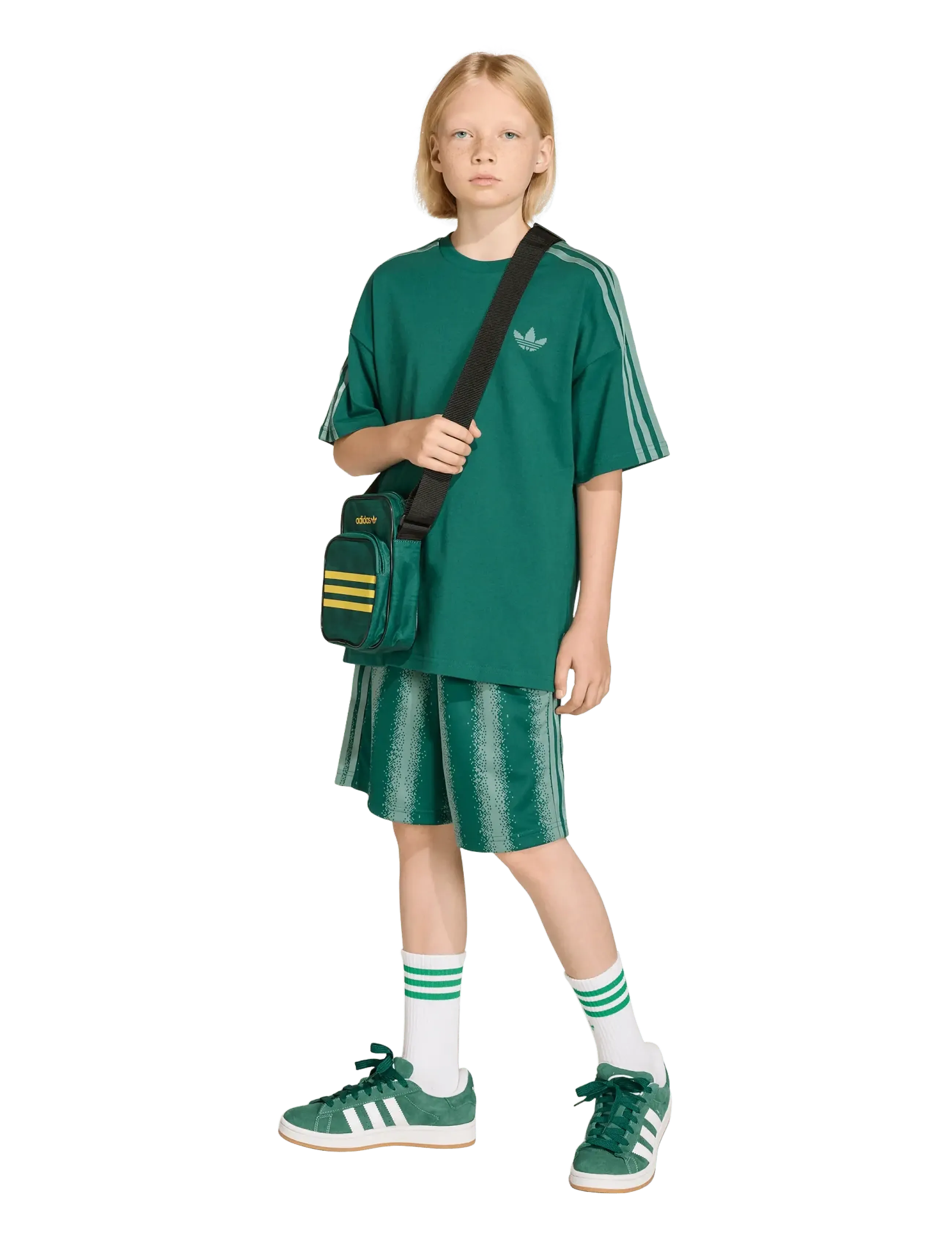 adidas Originals LO TEE - Riided - CGREEN / green