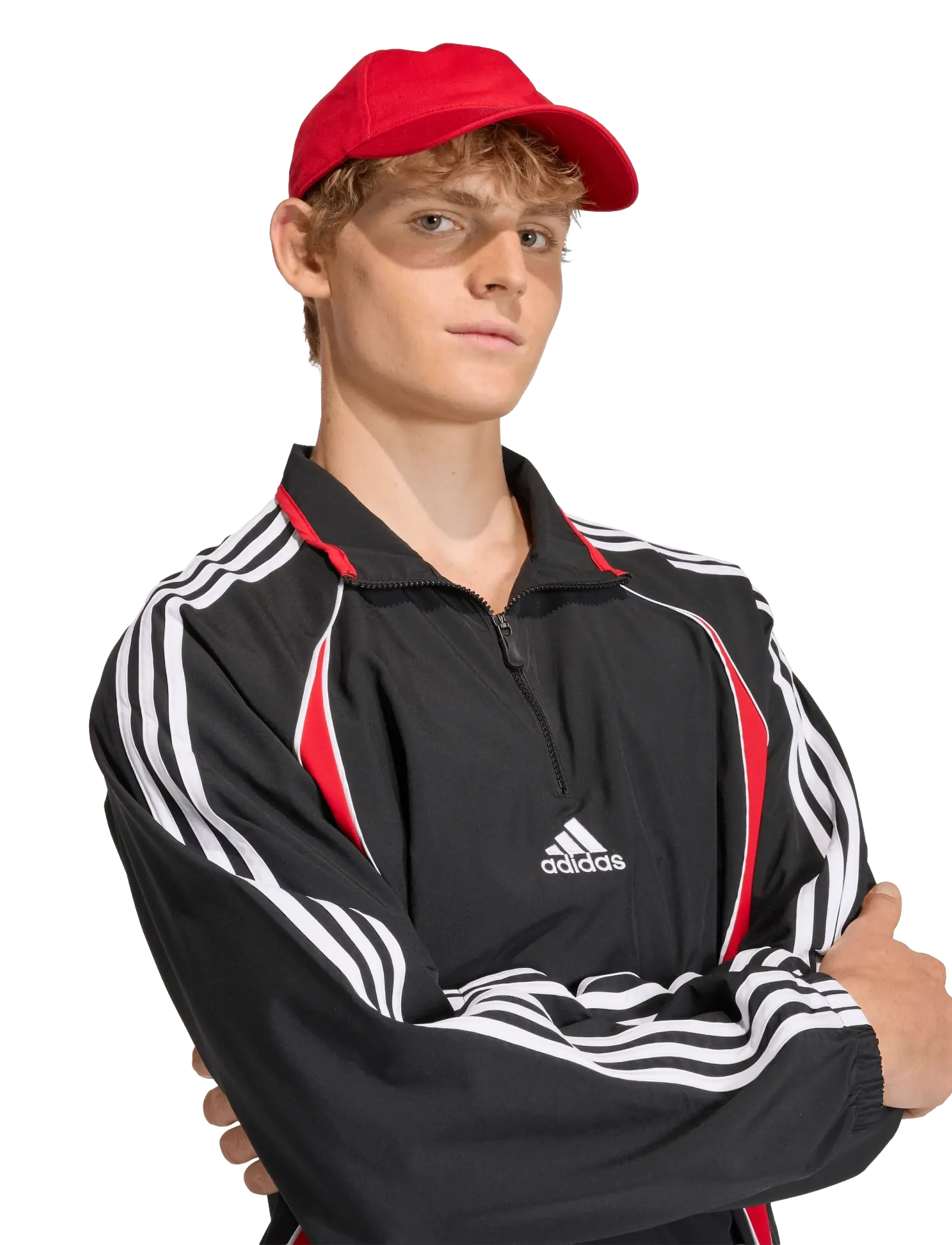 adidas Originals - TEAMGEIST HZ - sportsjakker - black/betsca - 3