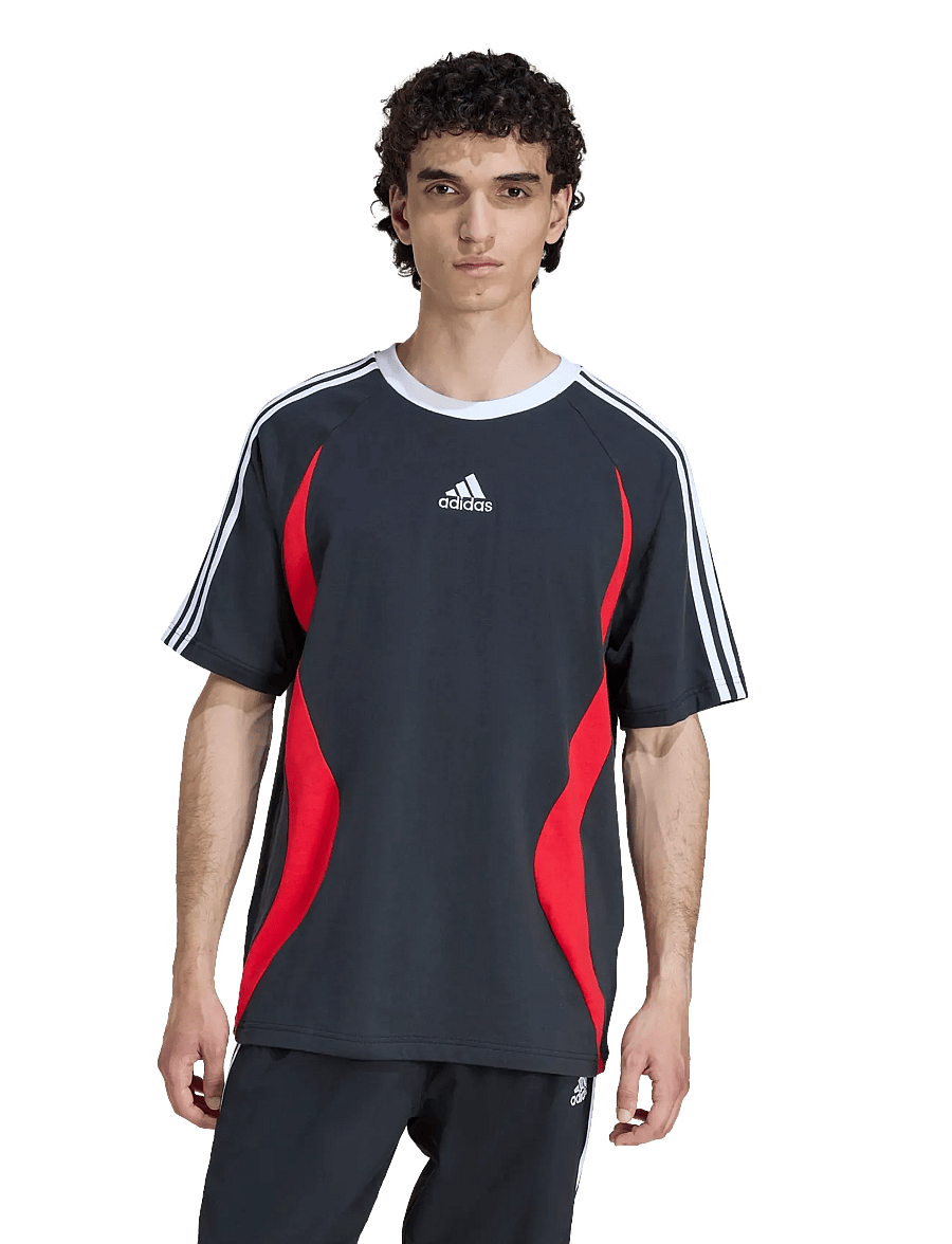 adidas Originals - TEAMGEIST TEE - tops & t-shirts - black/betsca - 3