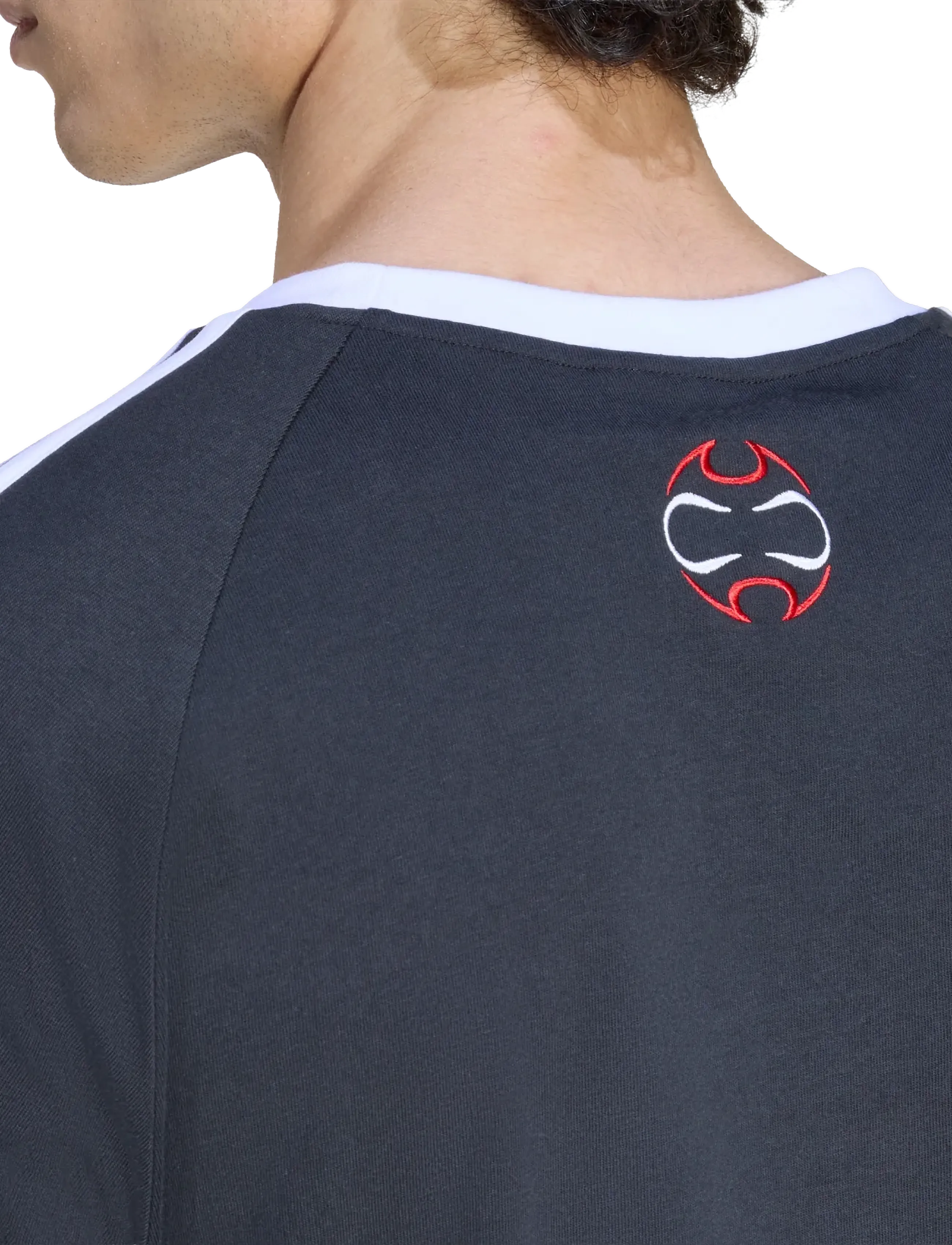 adidas Originals - TEAMGEIST TEE - t-shirts - black/betsca - 4