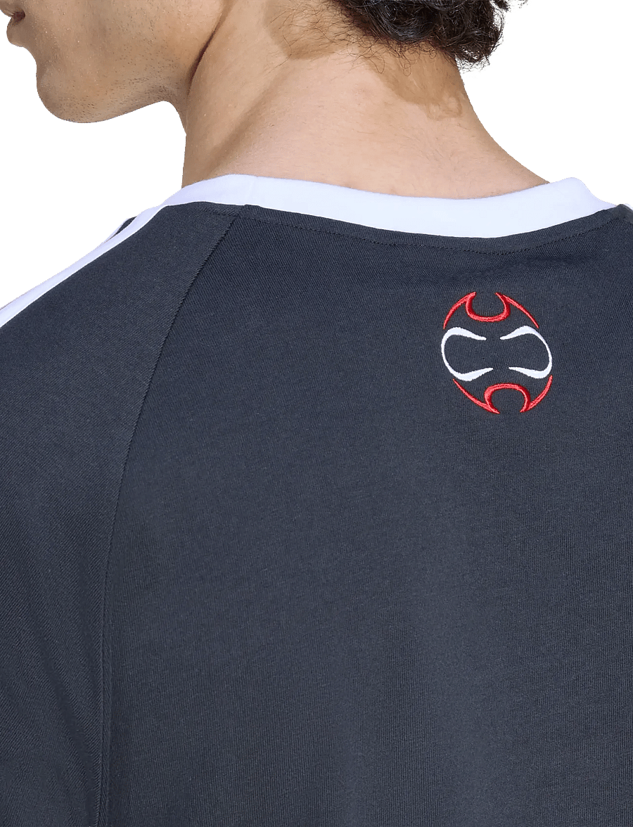 adidas Originals - TEAMGEIST TEE - tops & t-shirts - black/betsca - 4