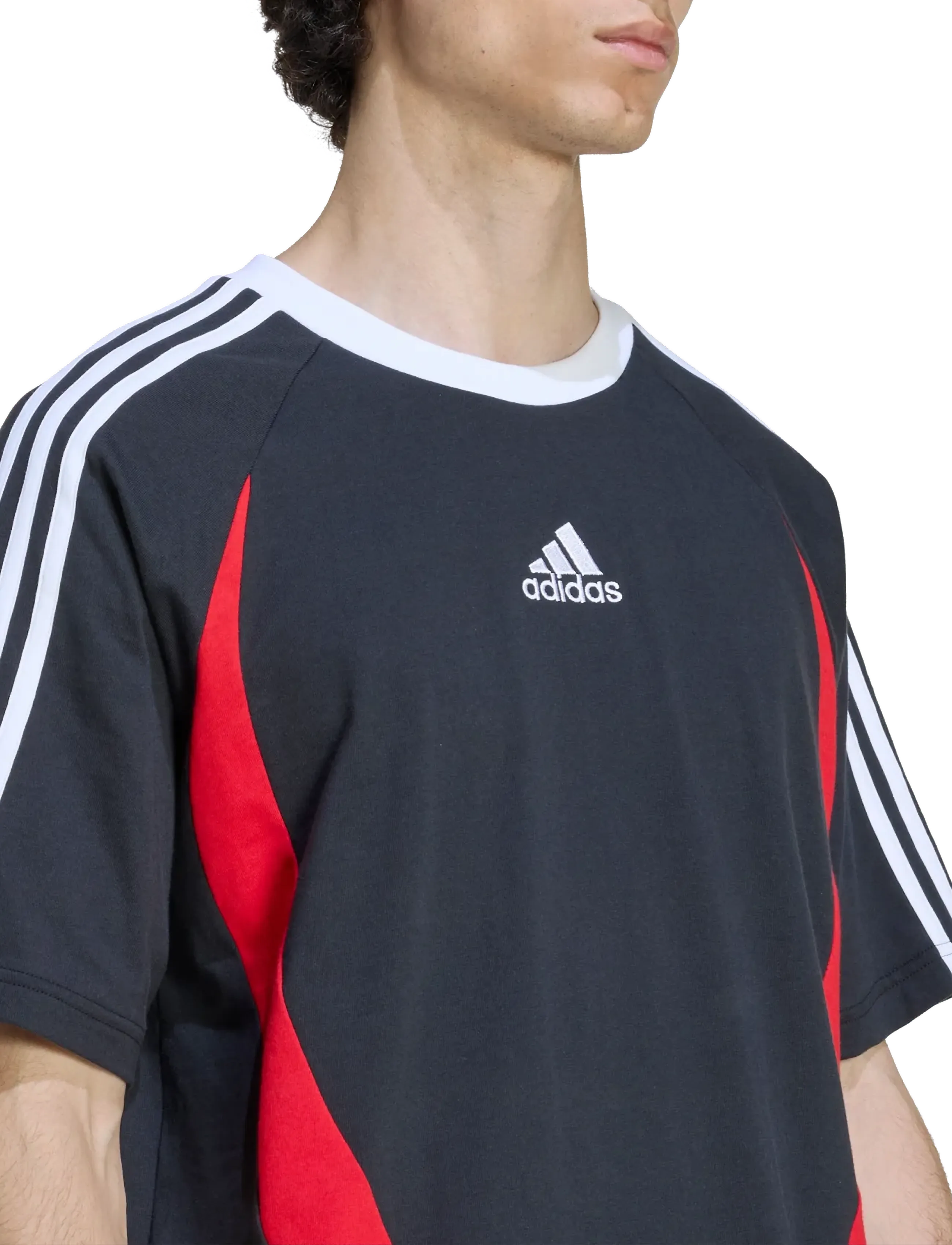 adidas Originals - TEAMGEIST TEE - t-shirts - black/betsca - 5