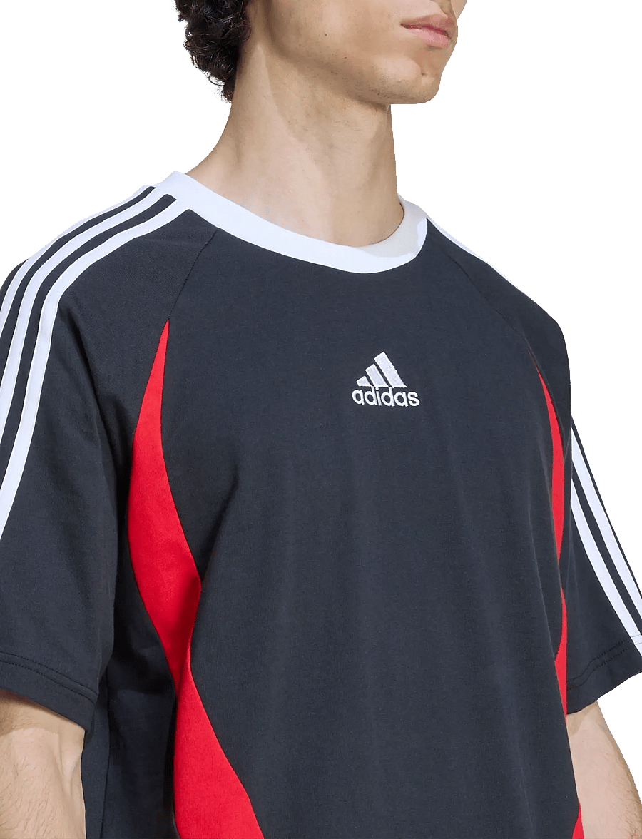 adidas Originals - TEAMGEIST TEE - tops & t-shirts - black/betsca - 5