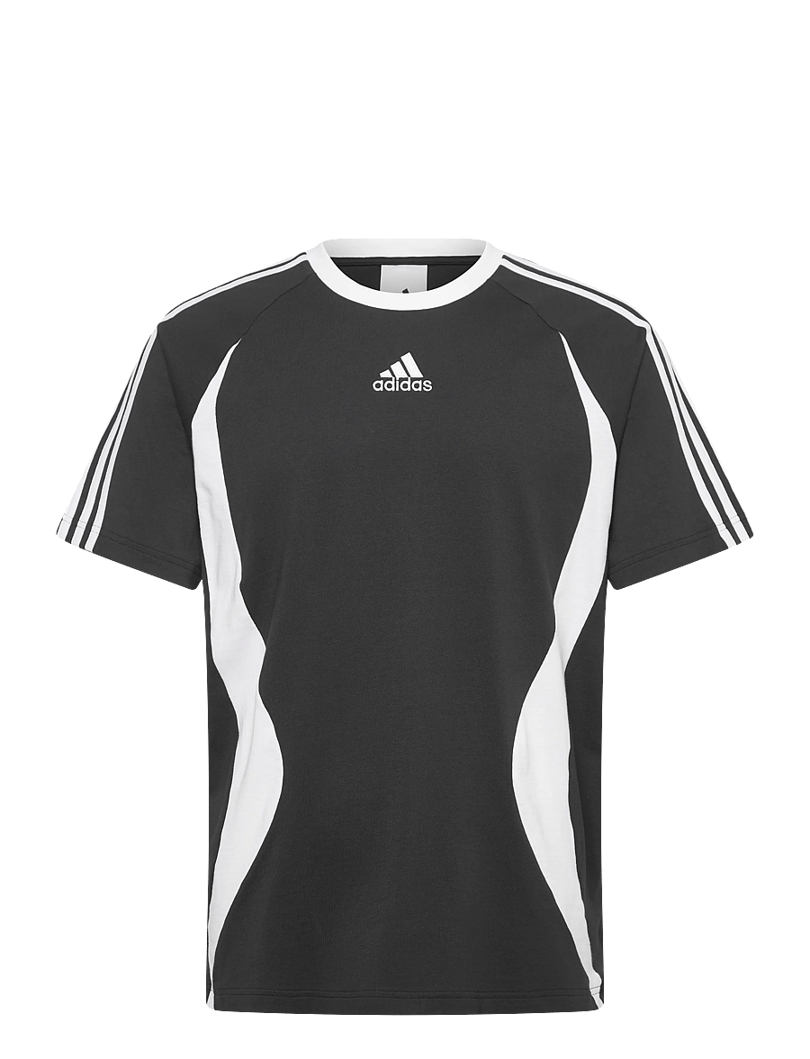adidas Originals - TEAMGEIST TEE - oberteile & t-shirts - black/white - 1