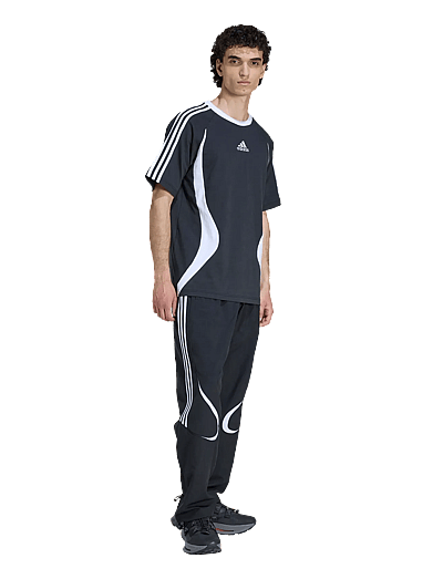 adidas Originals TEAMGEIST TEE - Oberteile & T-Shirts - BLACK/WHITE / black