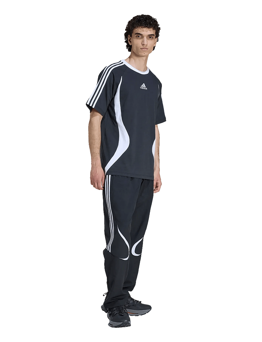 adidas Originals - TEAMGEIST TEE - oberteile & t-shirts - black/white - 0