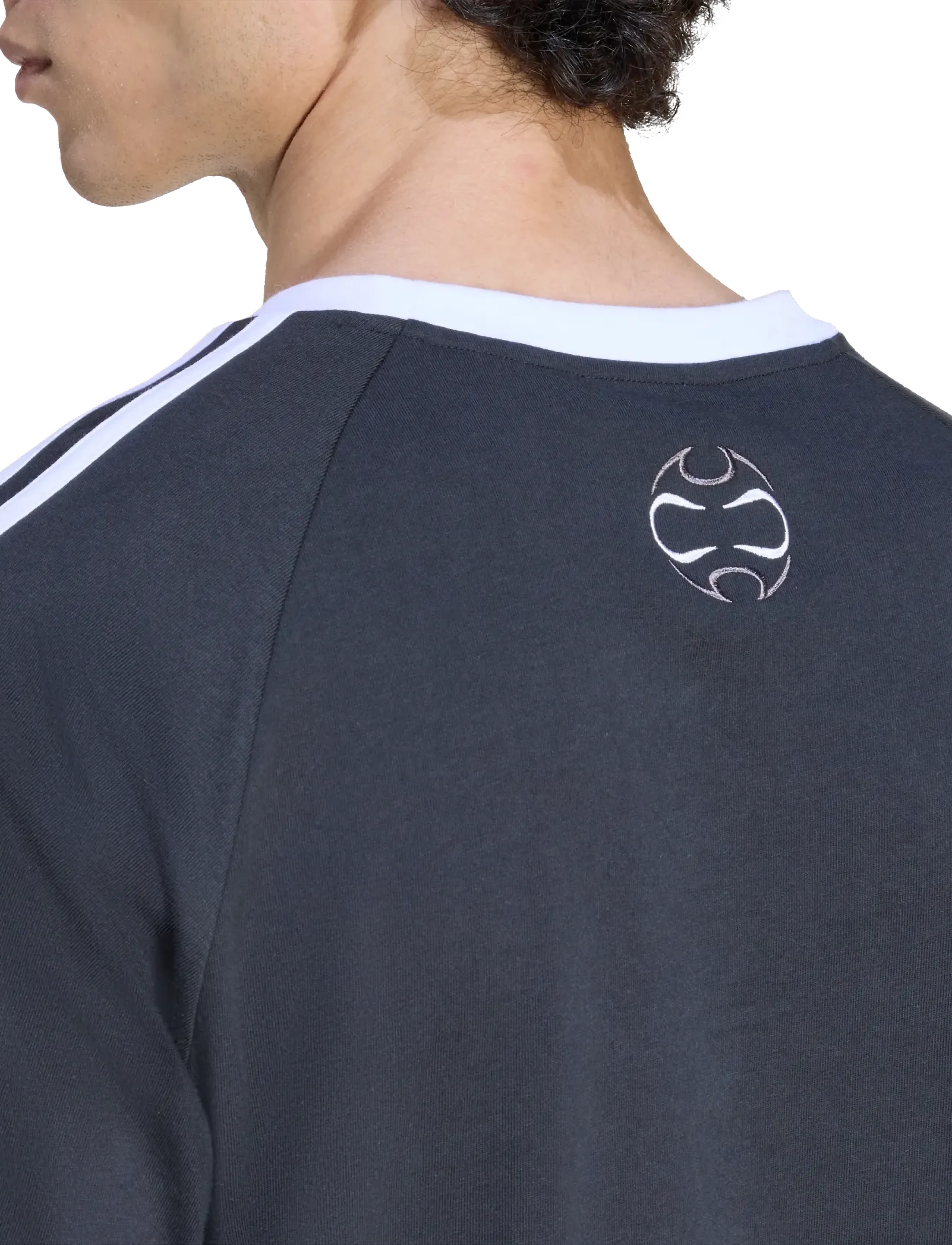 adidas Originals - TEAMGEIST TEE - stuttermarbolir - black/white - 4