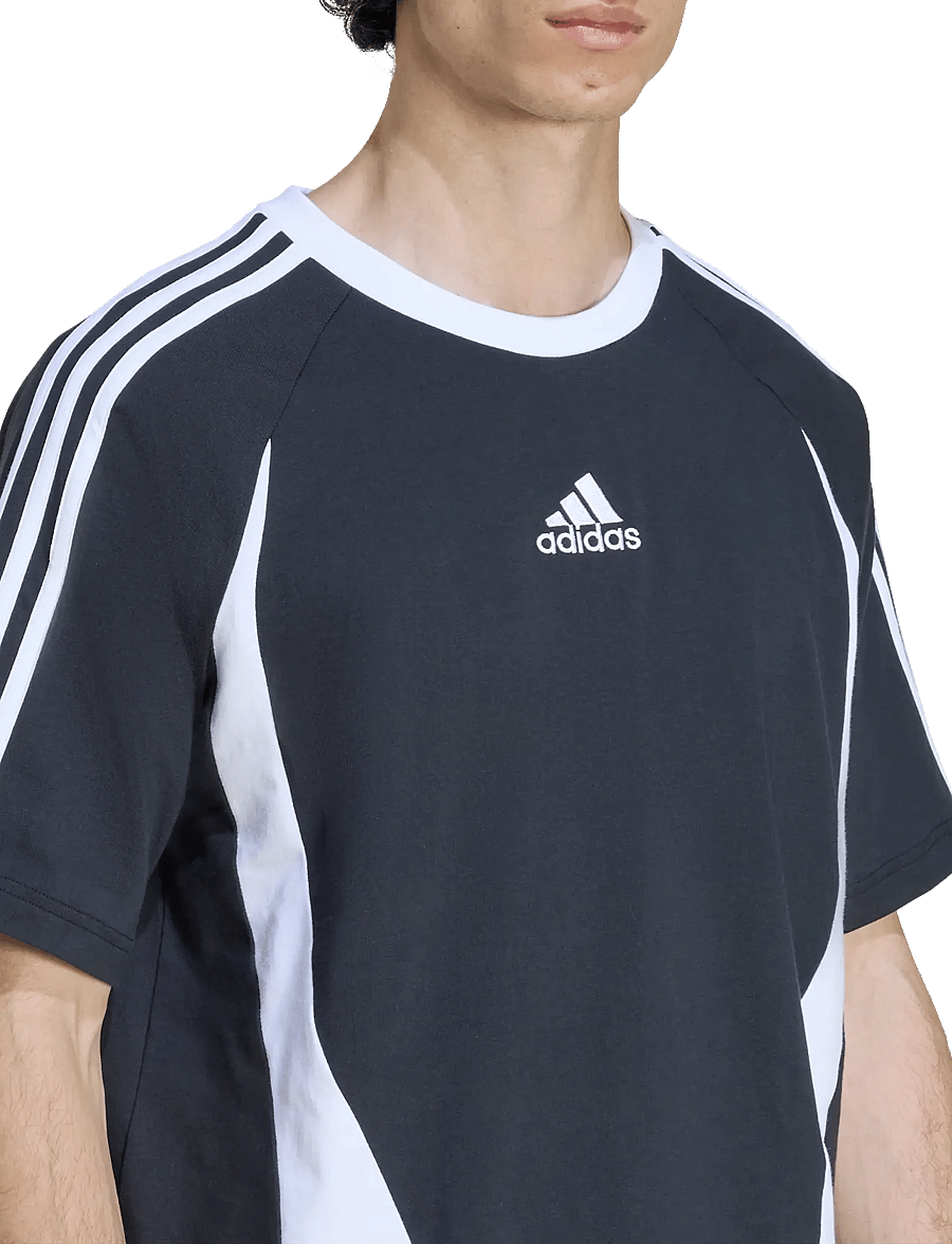 adidas Originals - TEAMGEIST TEE - oberteile & t-shirts - black/white - 5
